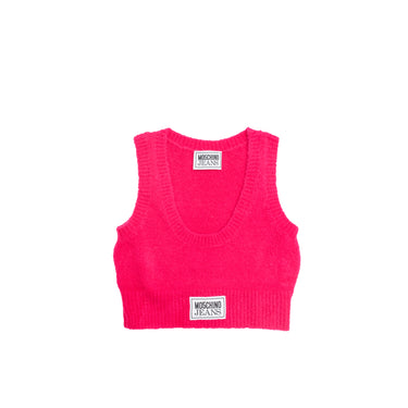 MO5CH1NO JEANS Womens Crop Top