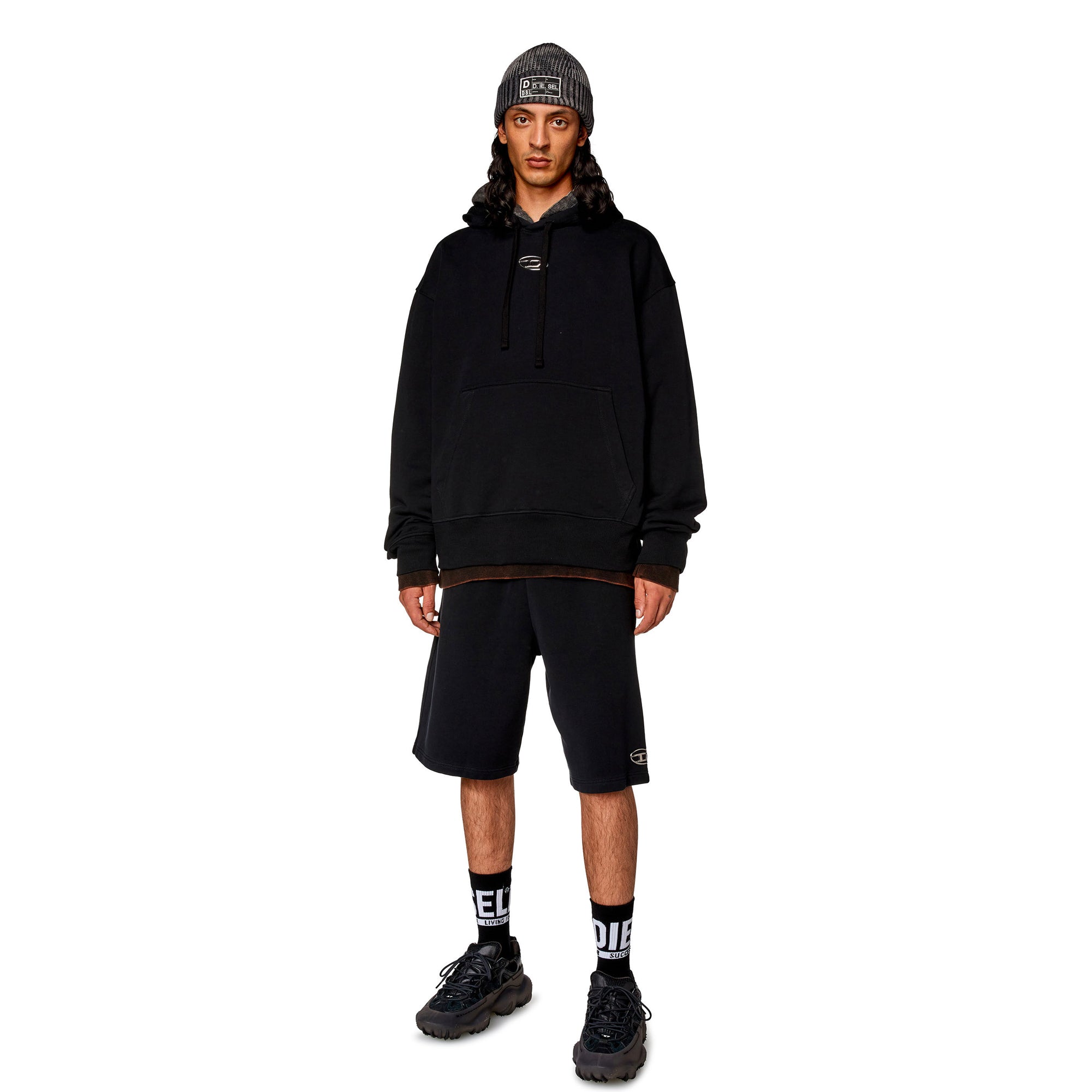 Diesel Mens S-MACS-HOOD-OD Hoodie