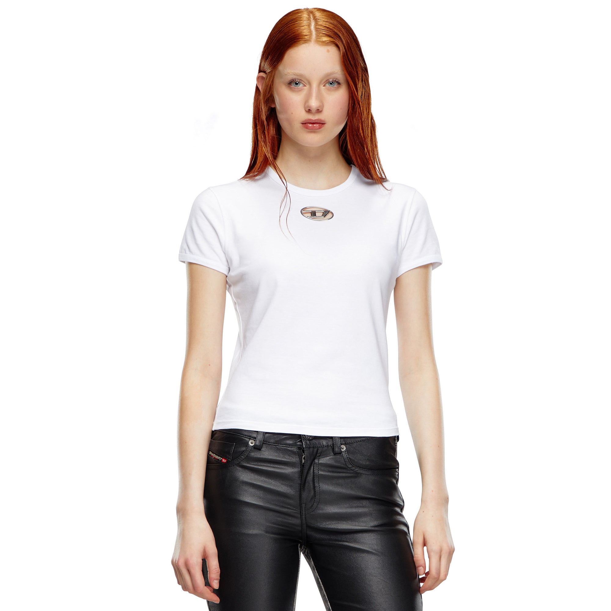 Diesel Womens T-Uncutie-Long-Od Tee