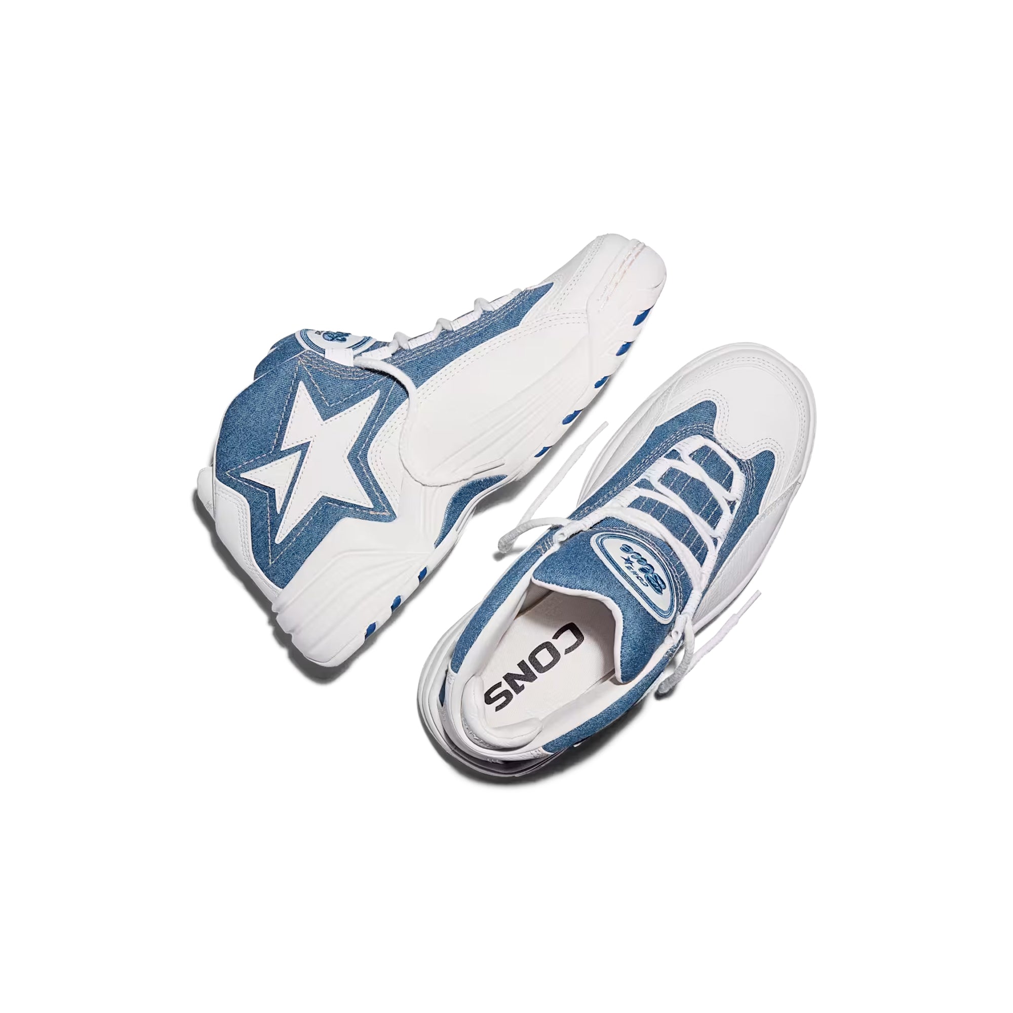 Converse Mens Cons Blue Mid Shoes