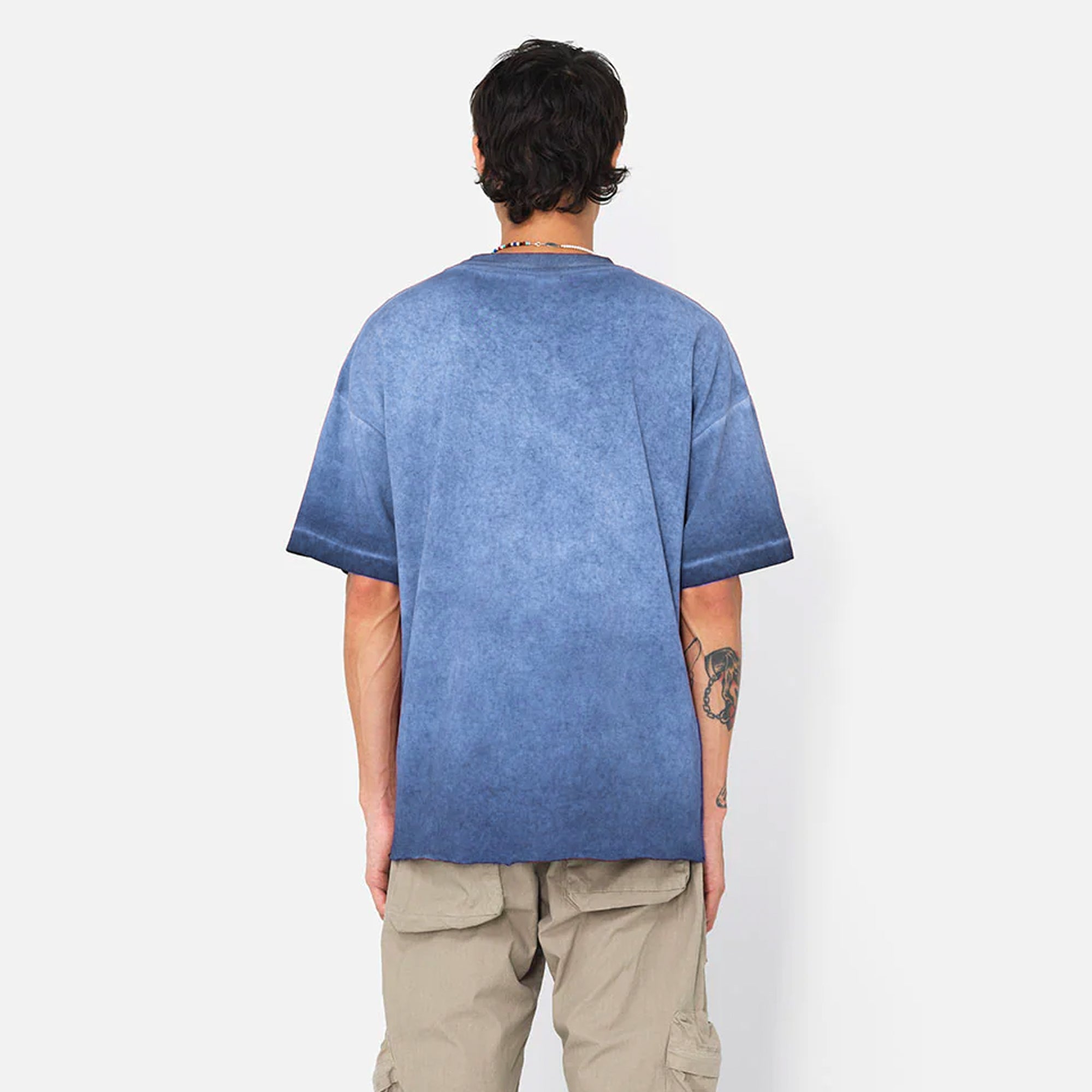 John Elliott Mens Phoenix Oil Wash Cropped SS Tee