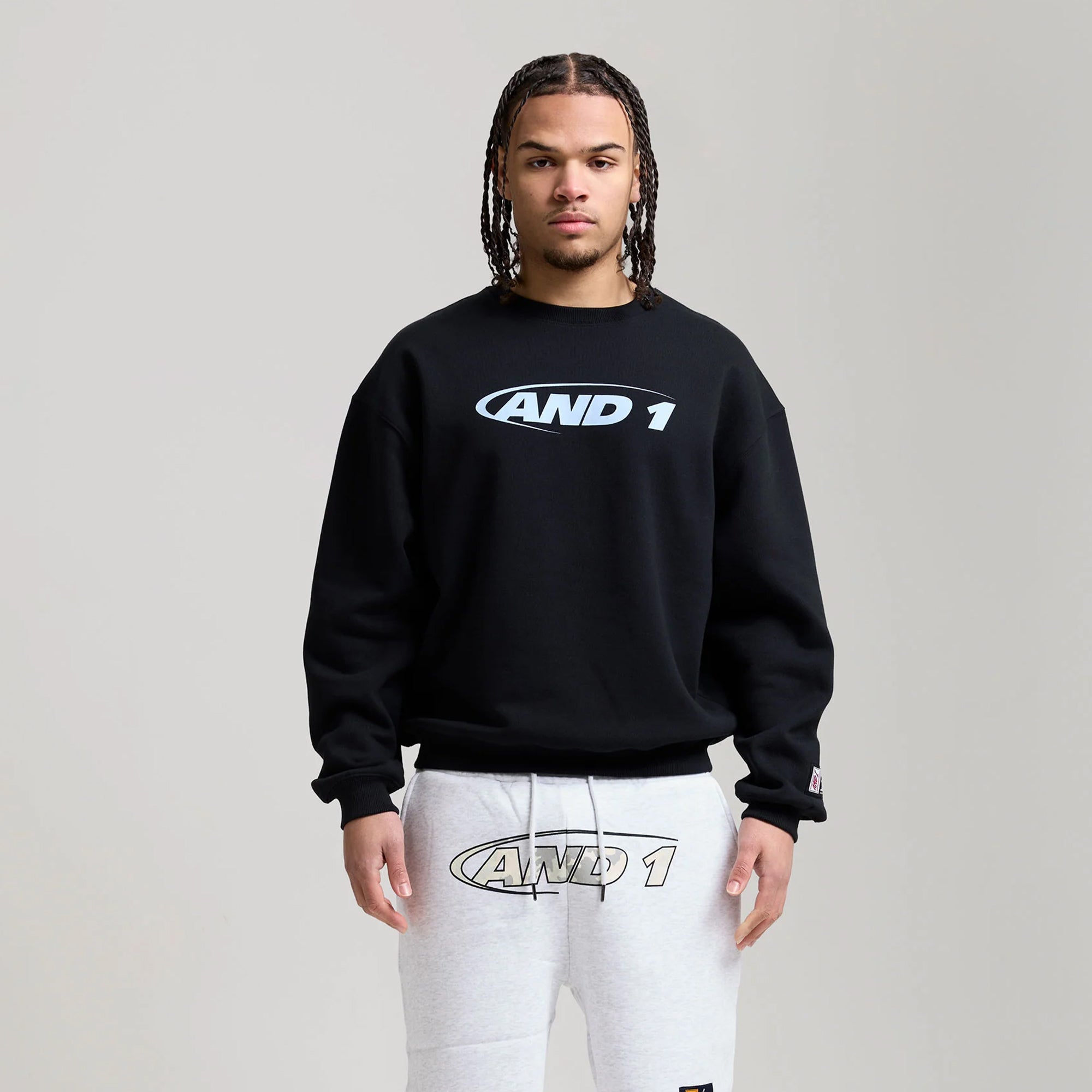 AND1 Mens Shot Caller Oversized Sweatshirt