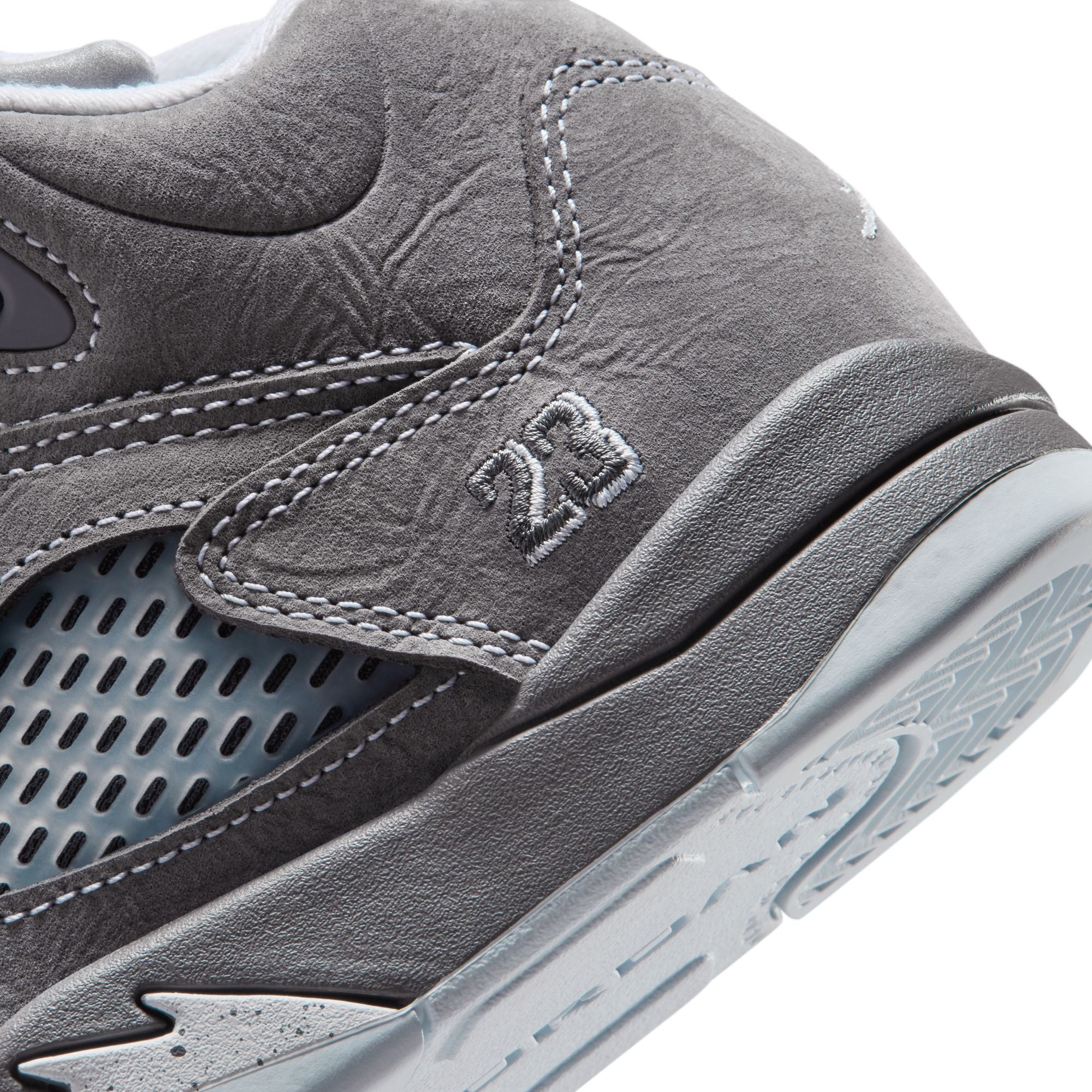 Air Jordan 5 Little Kids Retro "Wolf Grey" Shoes