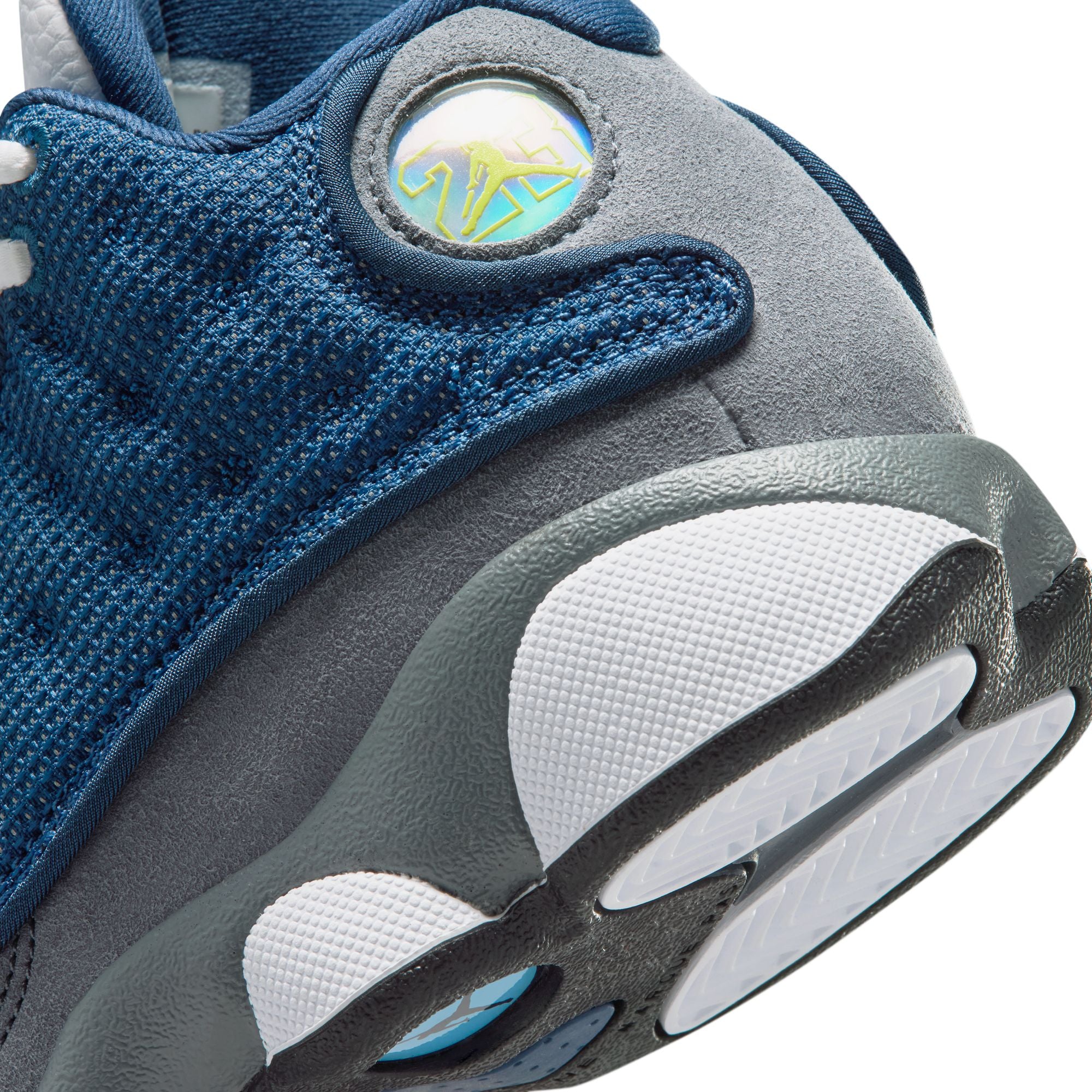 Navy/University Blue-flint Grey-white Sneakers on a white background