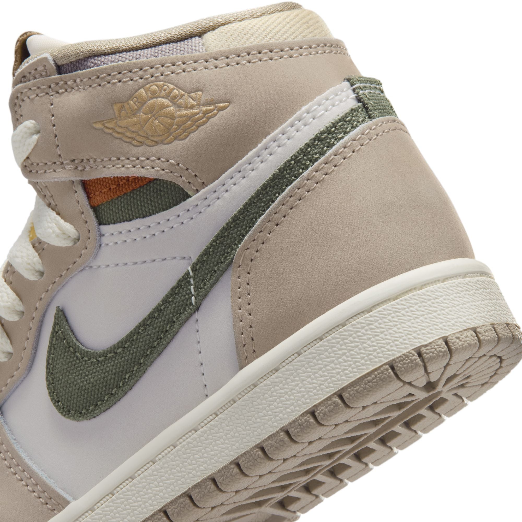 Air Jordan 1 Little Kids Retro High OG 'Workwear' Shoes