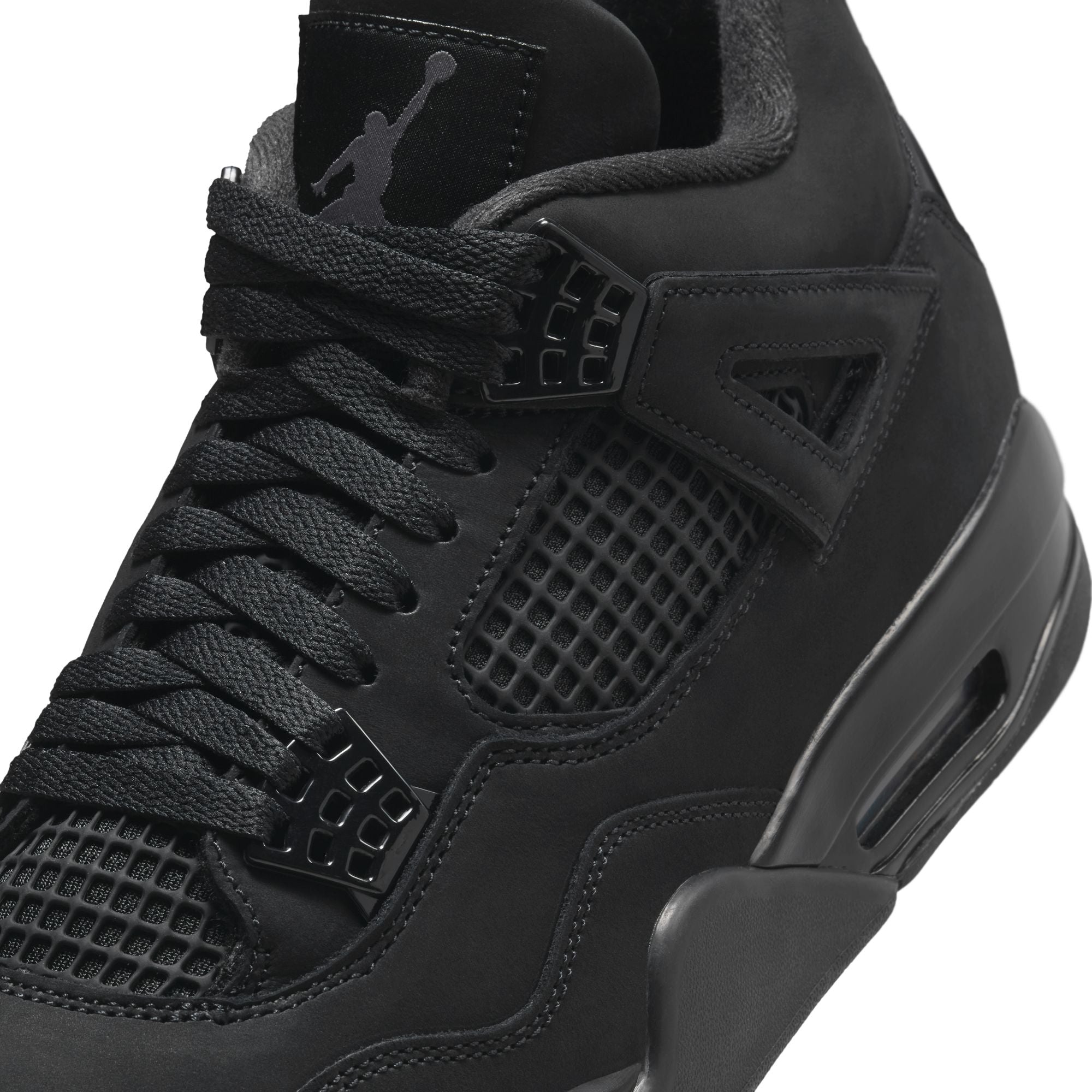Air Jordan 4 Mens Retro "Black Cat" Shoes