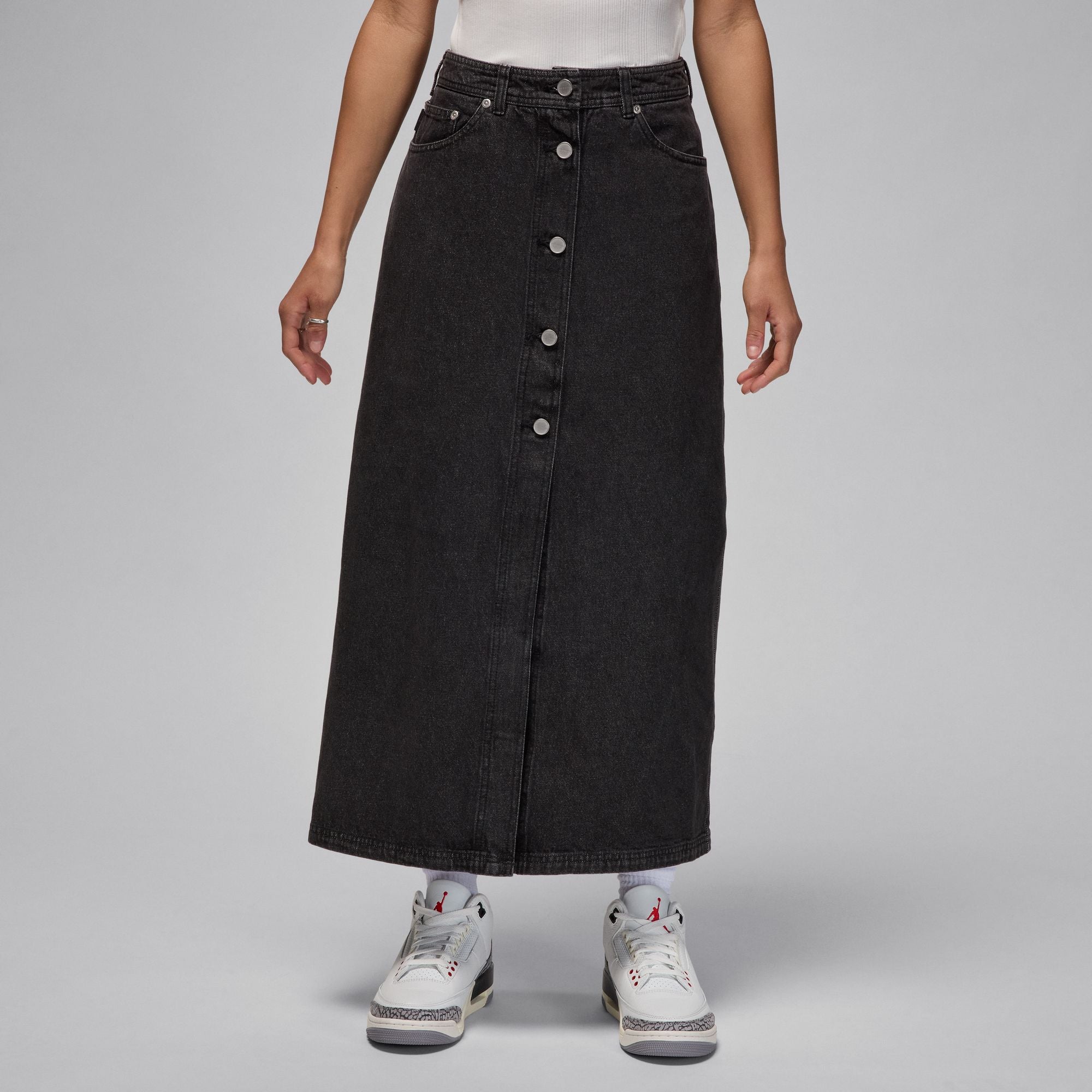 Air Jordan Womens Denim Skirt