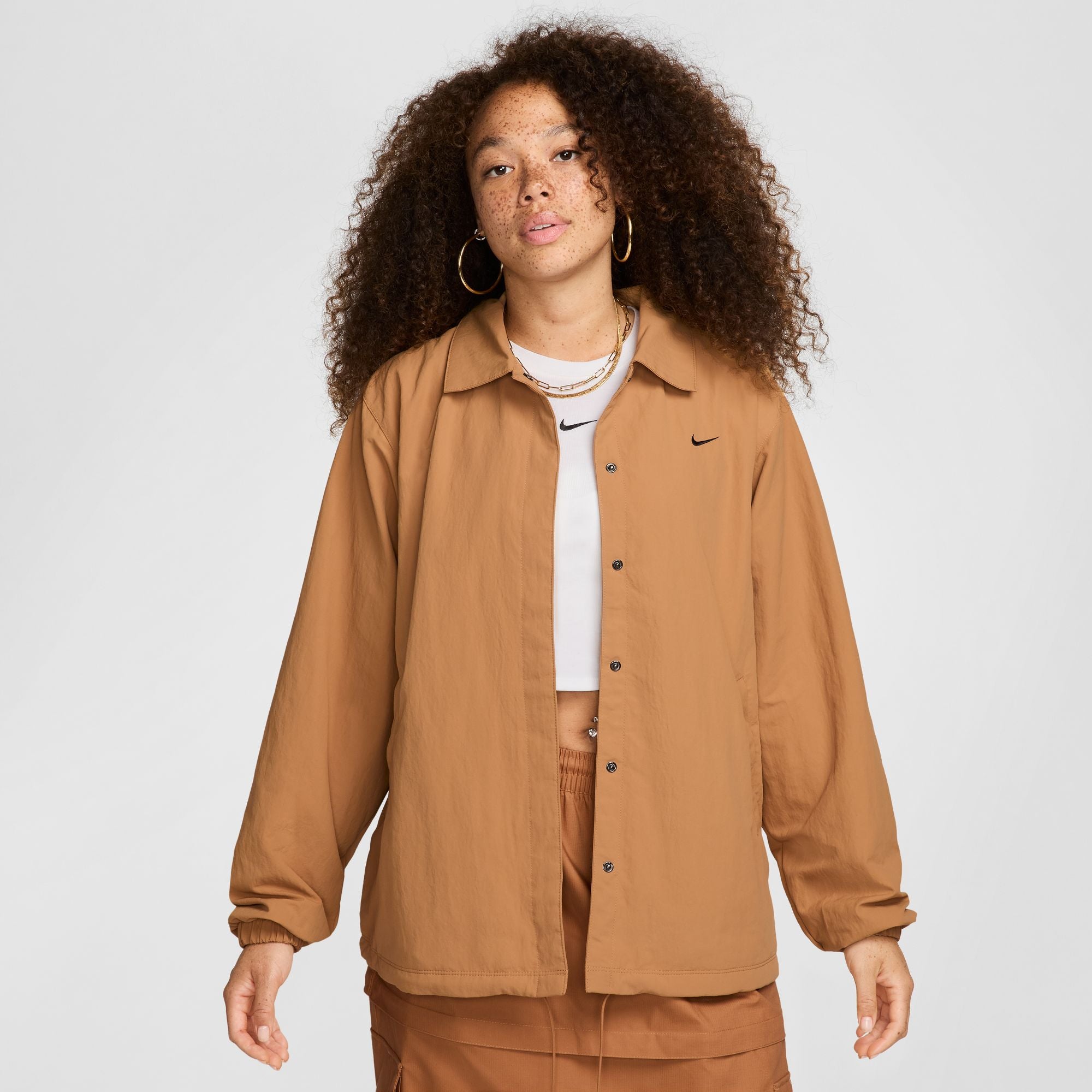 Nike Womens Oversized UV Woven Coaches' Jacket – Extra Butter