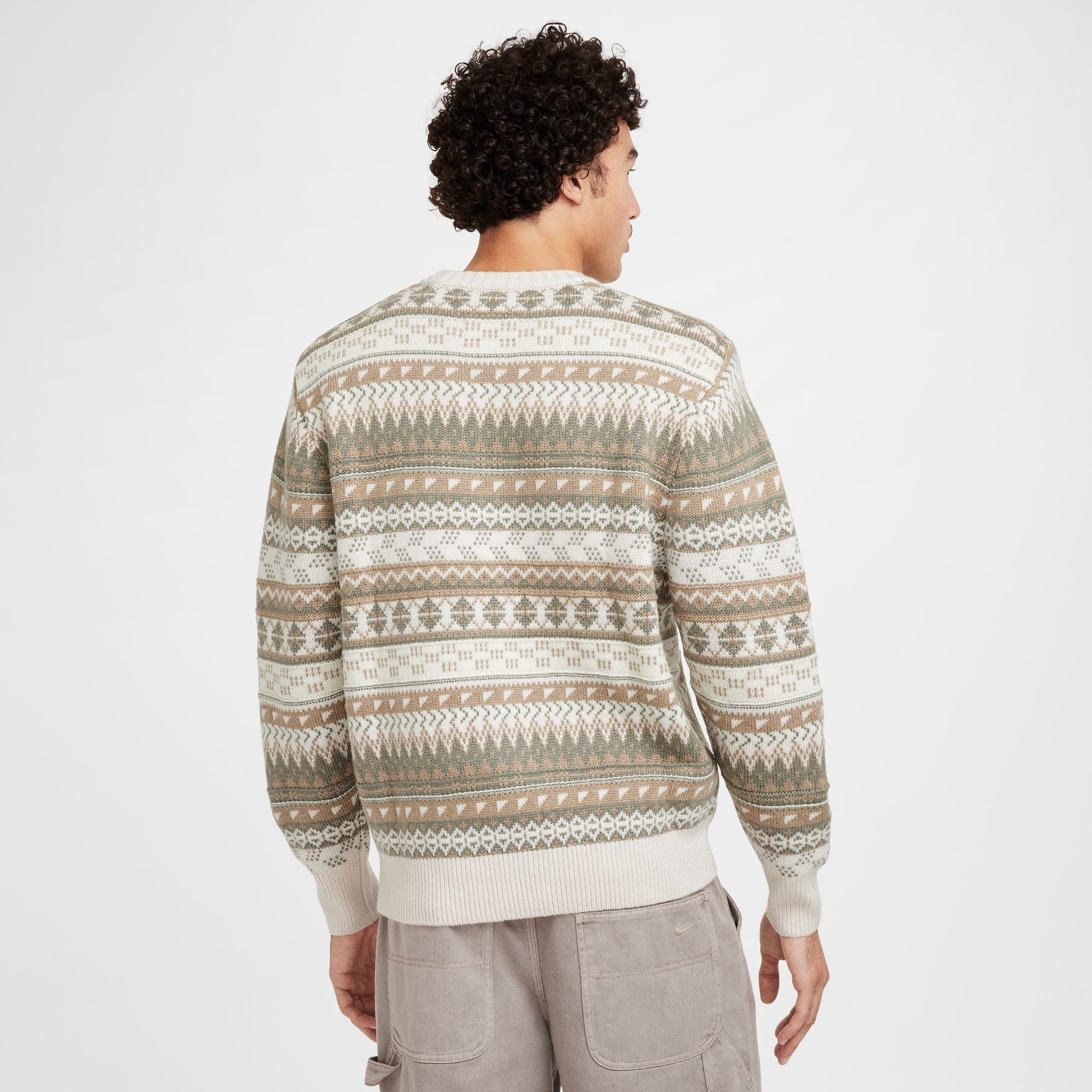 Nike Mens Fair Isle Swoosh Sweatshirt