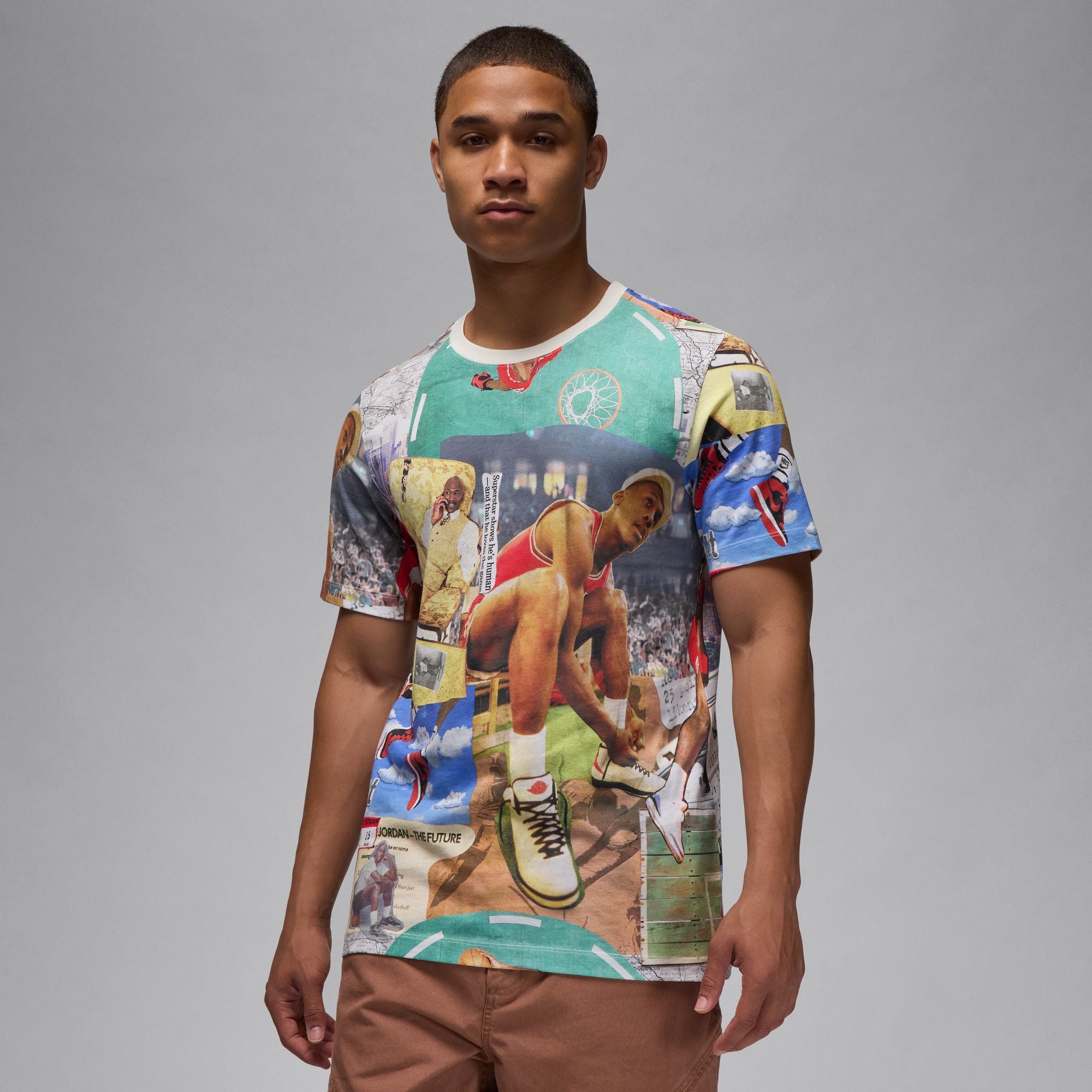 Air Jordan Mens Essentials Printed Tee