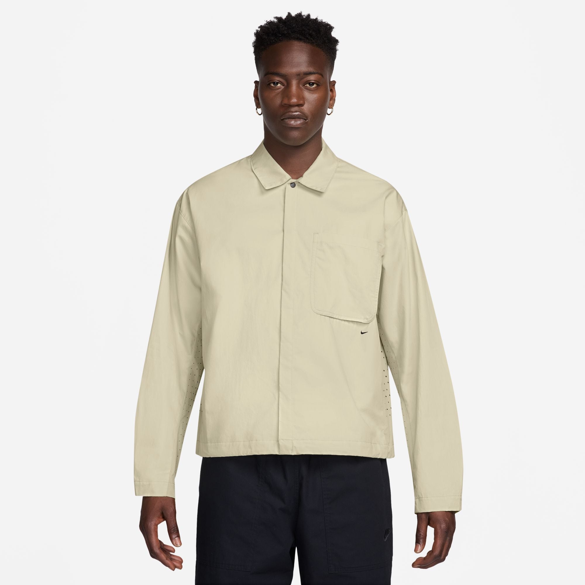nike button up dress shirts Nike Mens Tech Button Down Shirt – Extra Butter