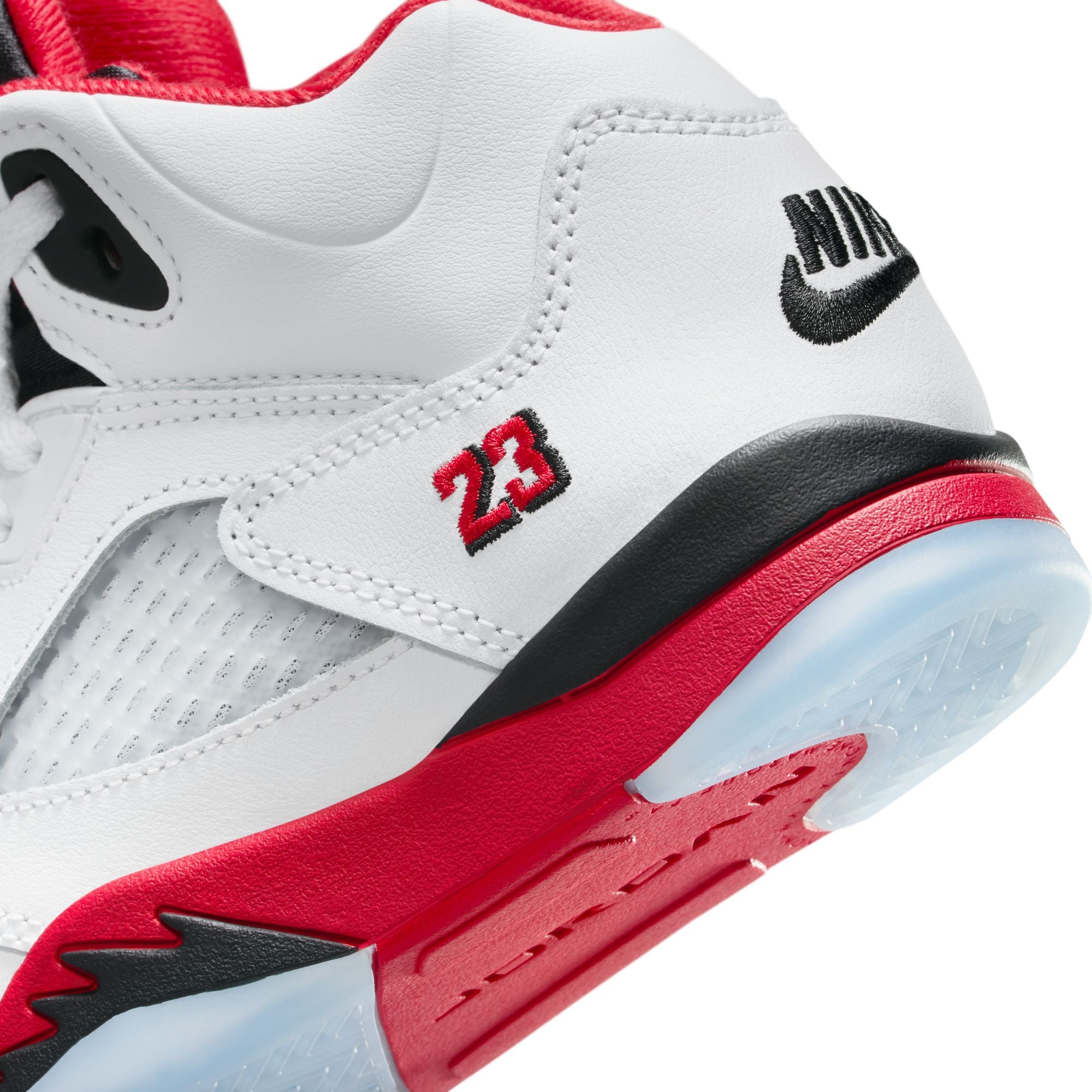 Air Jordan 5 Little Kids Retro "Fire Red" Shoes