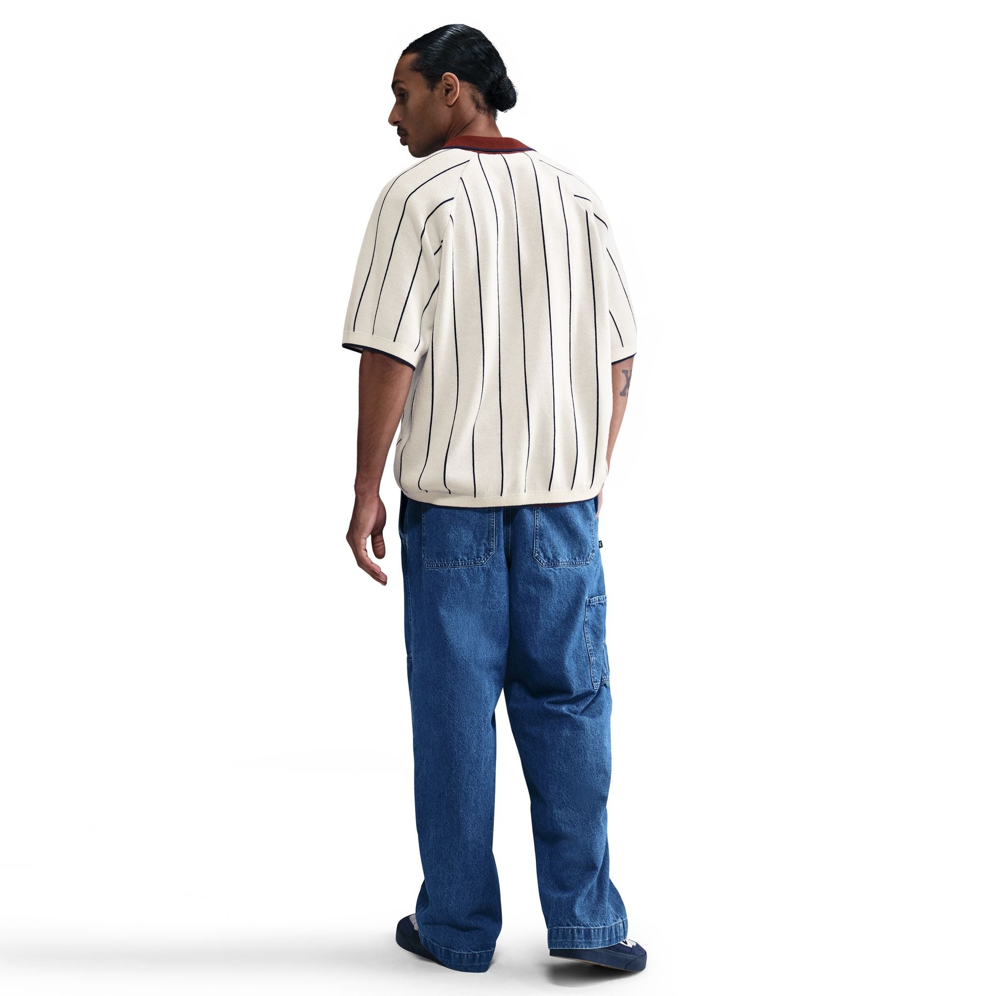 Nike SB Mens Short-Sleeved Polo Skate Sweater