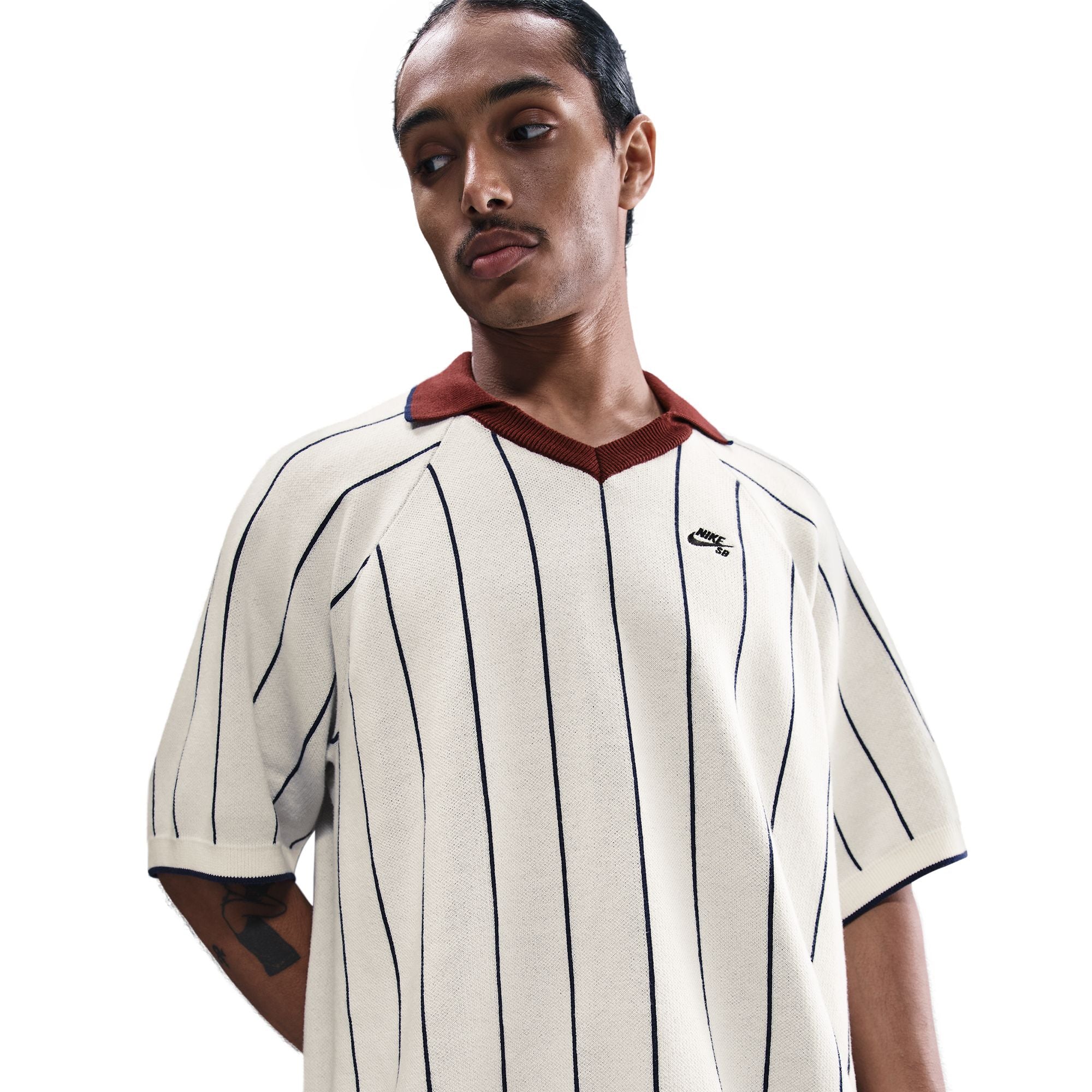 Nike SB Mens Short-Sleeved Polo Skate Sweater