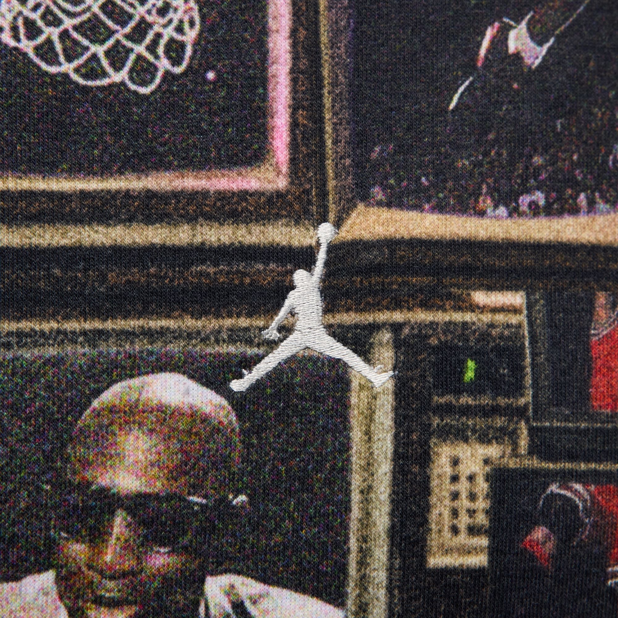 Air Jordan Mens Brooklyn Fleece Printed Pullover Hoodie