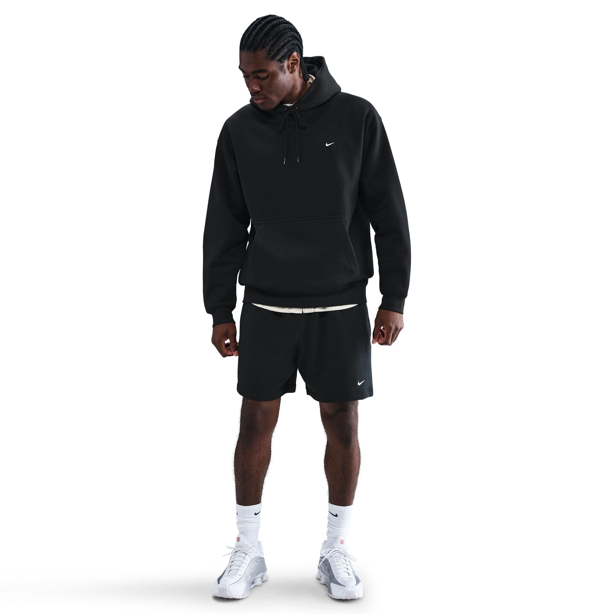 Nike Mens Solo Swoosh Pullover Hoodie
