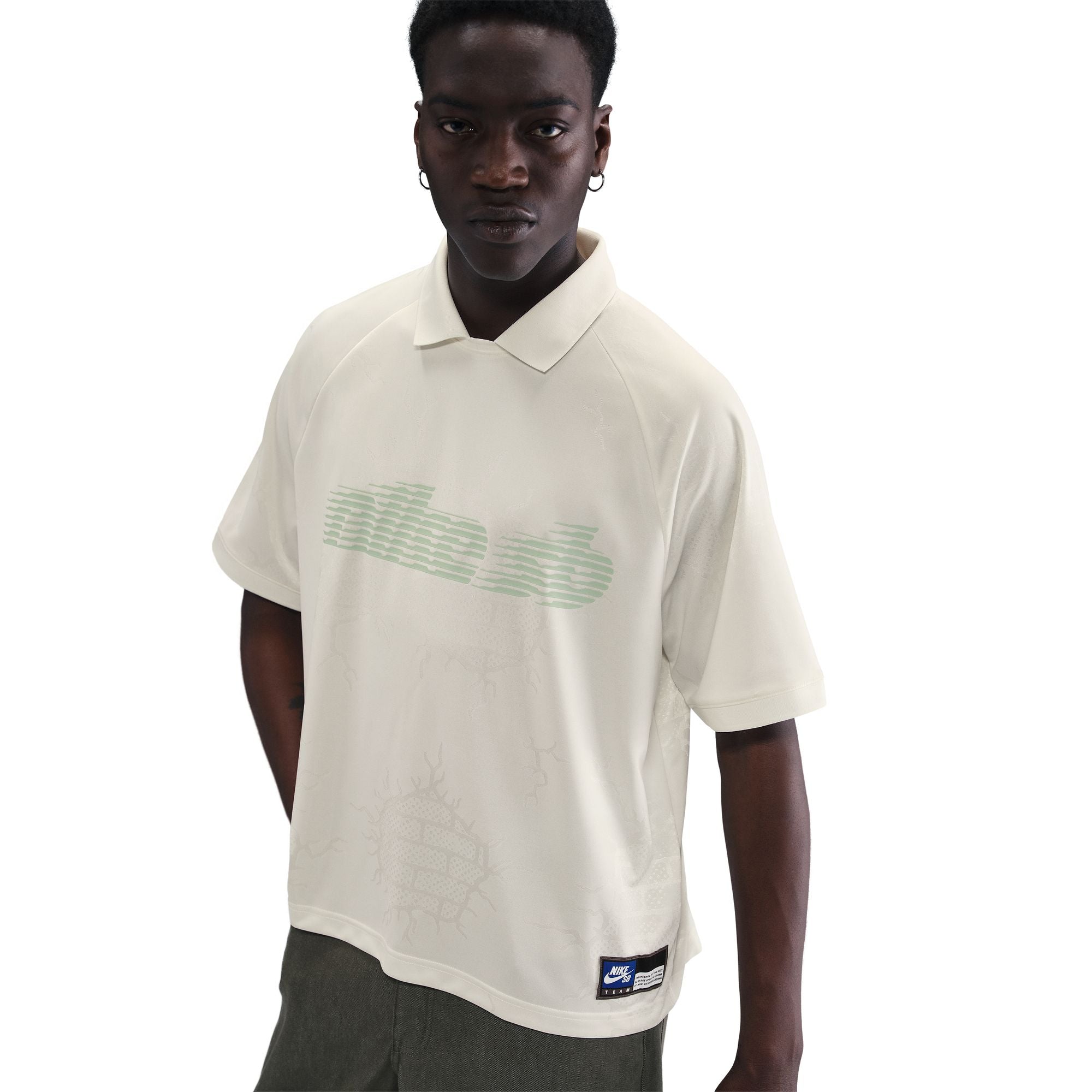 Nike SB Mens Dri-Fit Jacquard Skate Jersey – Extra Butter