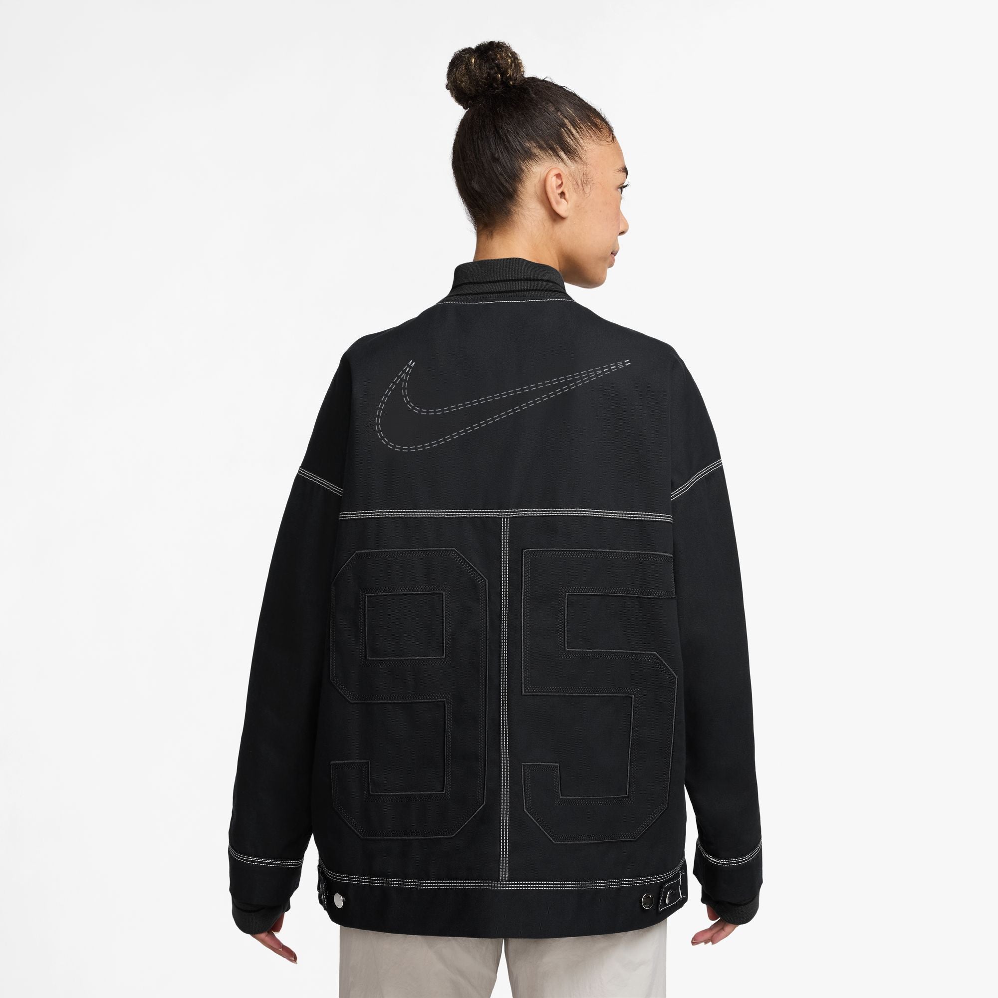 Nike Womens Oversized Graphic Cargo Jacket