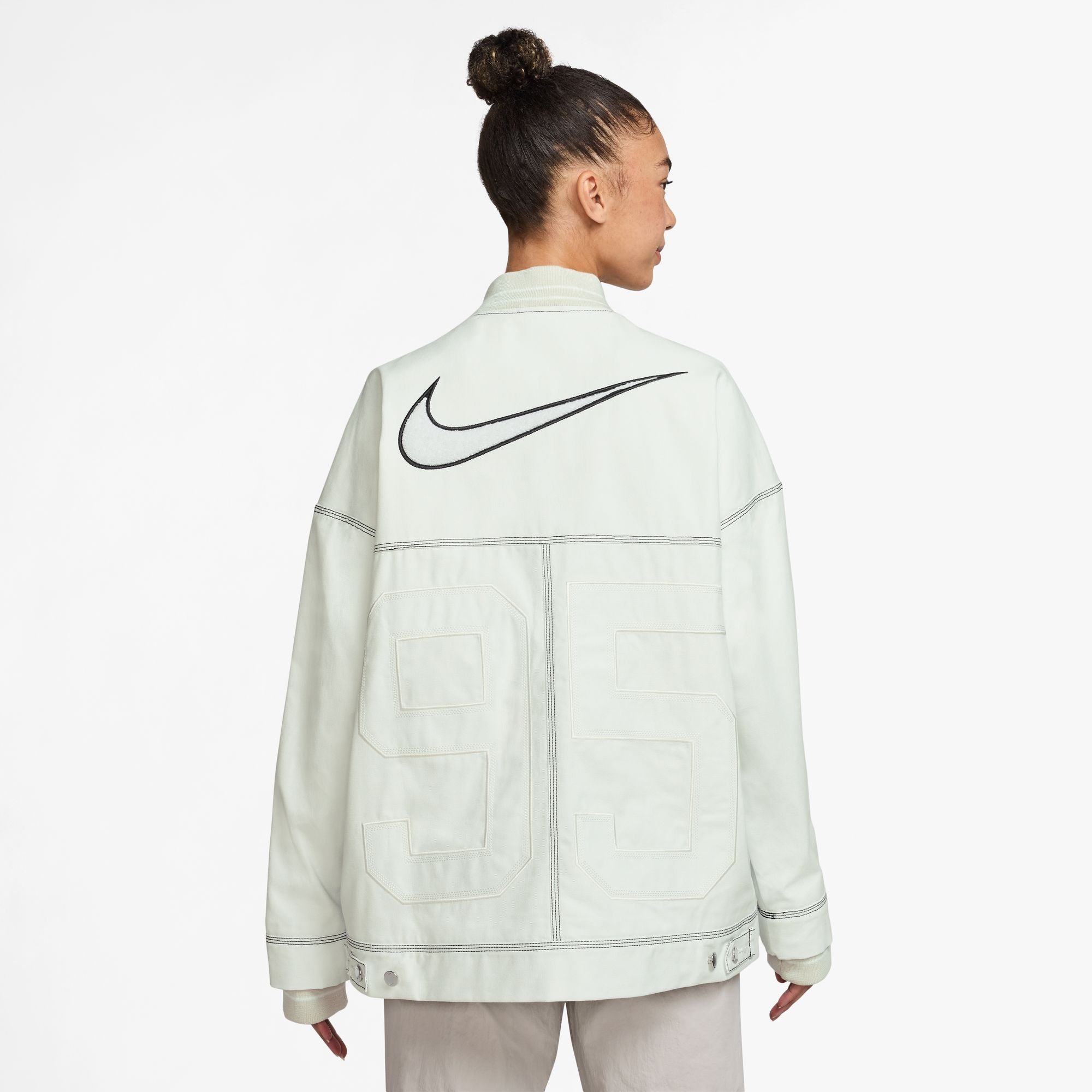 Nike Womens Oversized Graphic Cargo Jacket