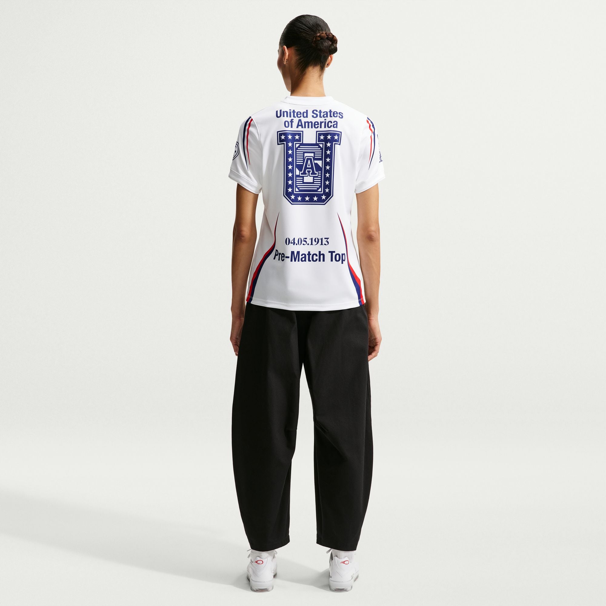 Nike Womens USA x VAA Short-Sleeve Soccer Tee