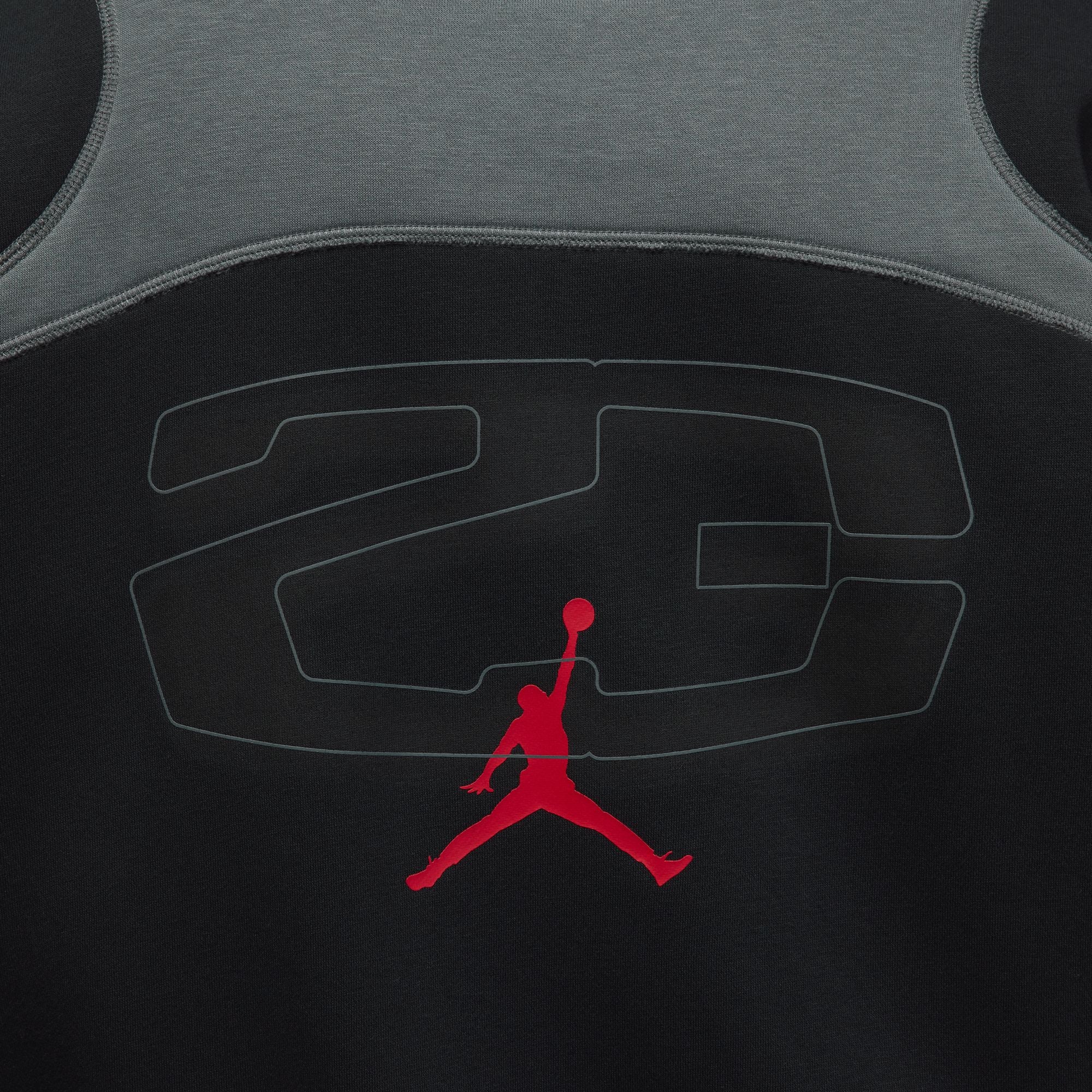 Air Jordan Mens Oversized Full-Zip Hoodie