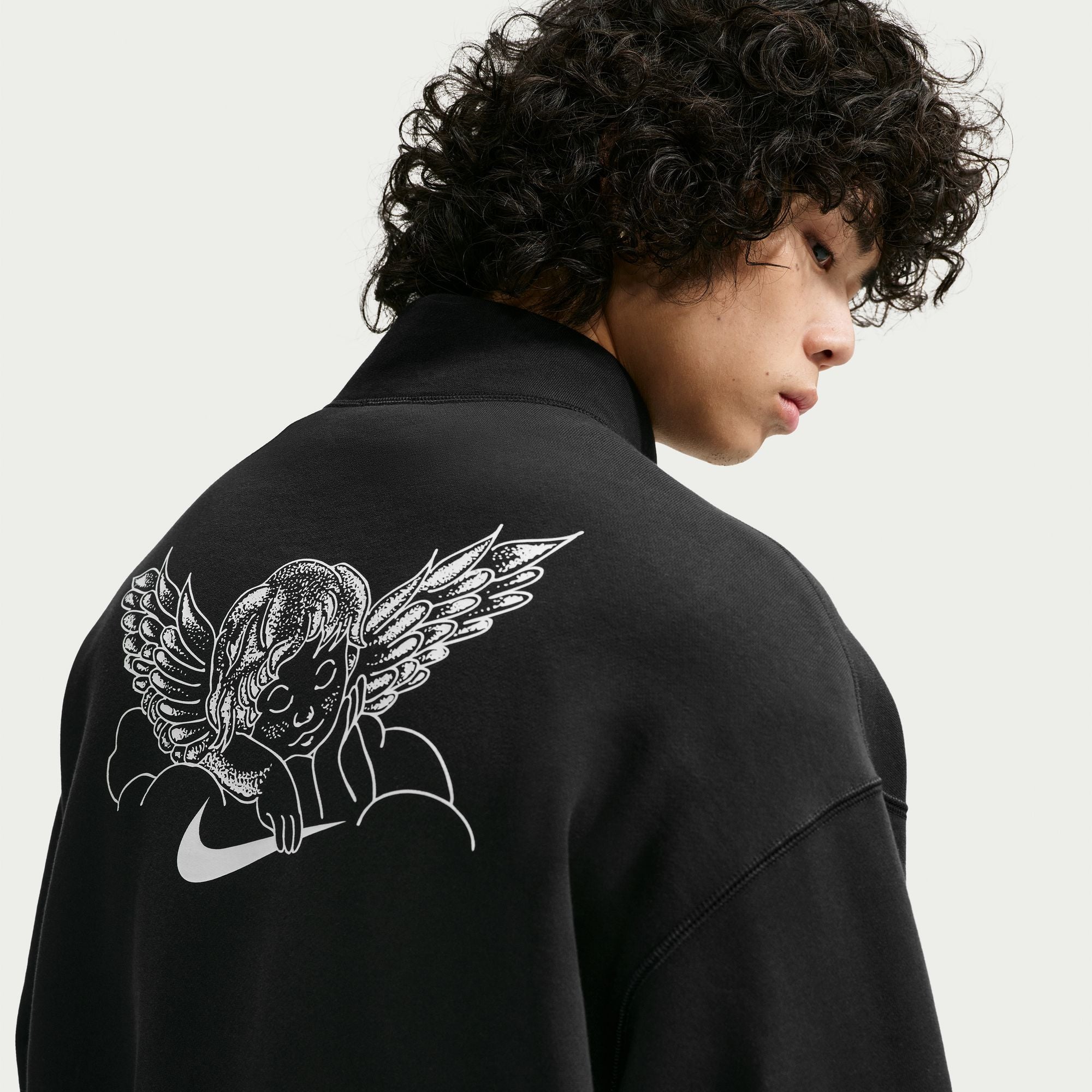 Nike SB Mens Skate Half-Zip Fleece Crew Sweatshirt – Extra Butter