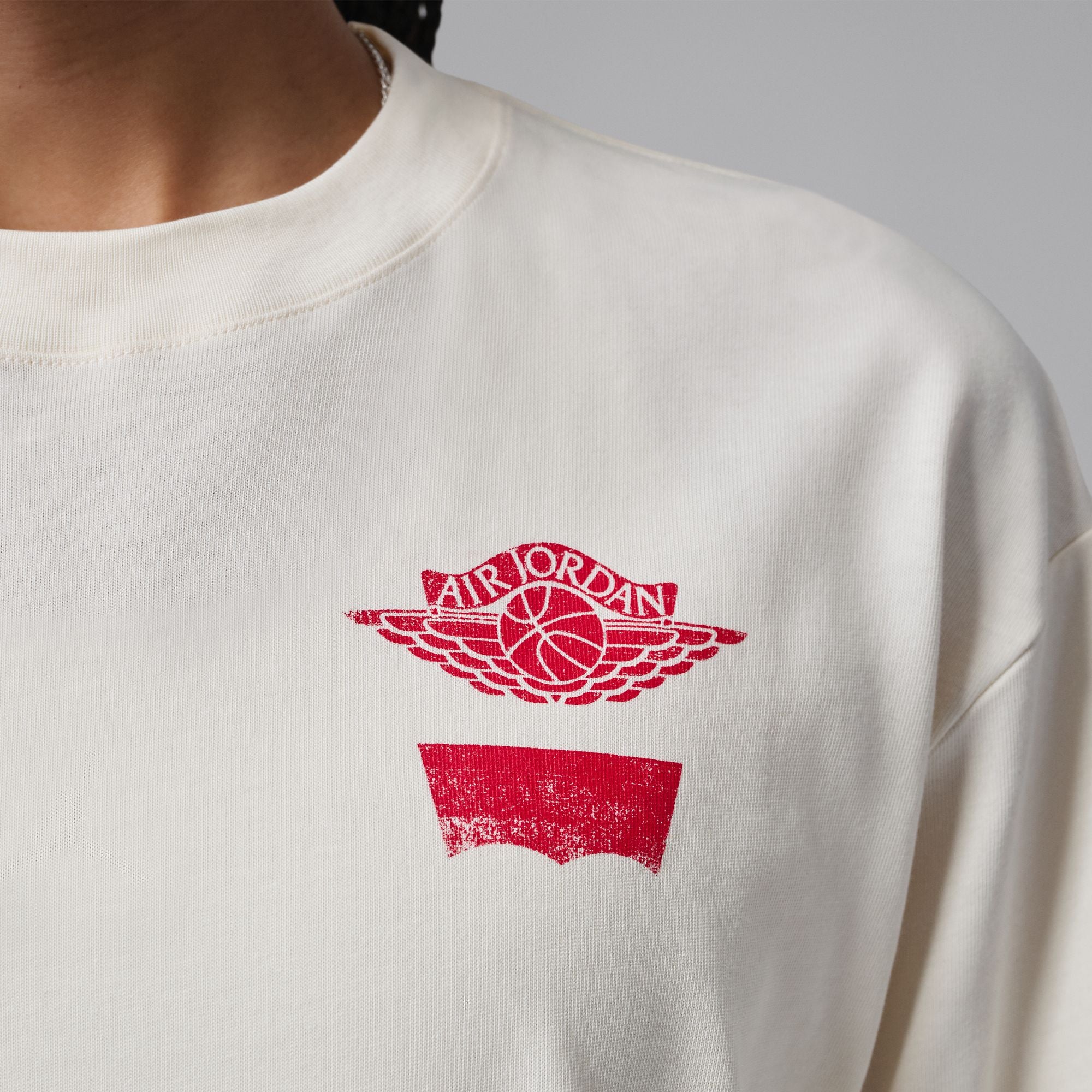 Air Jordan x Levi's Mens Long-Sleeve Longsleeve – Extra Butter