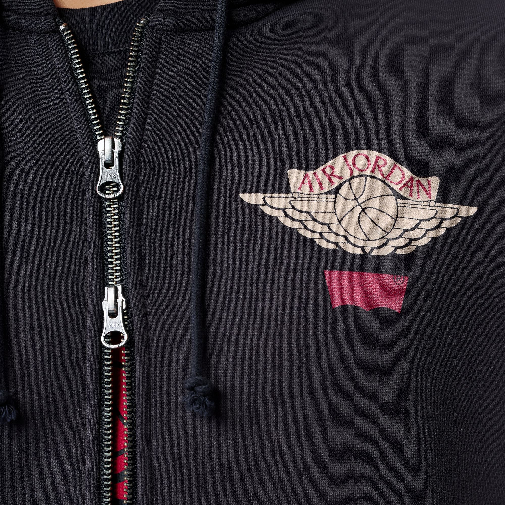 Air Jordan x Levi's Mens Full-Zip Hoodie