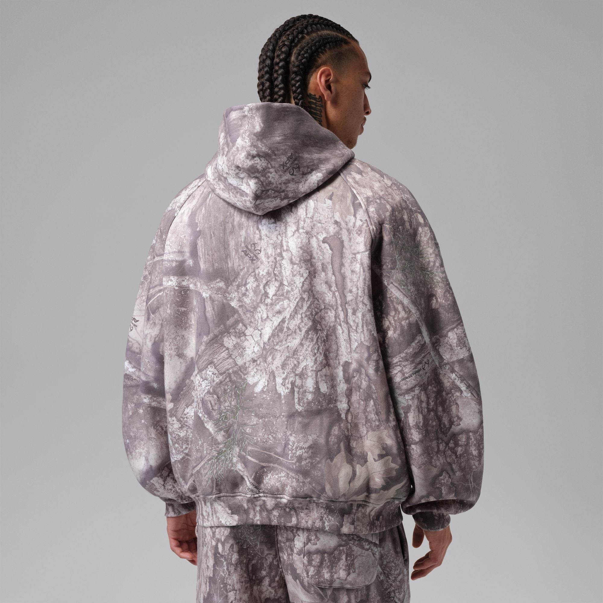White/bright Citron Hoodie on a white background