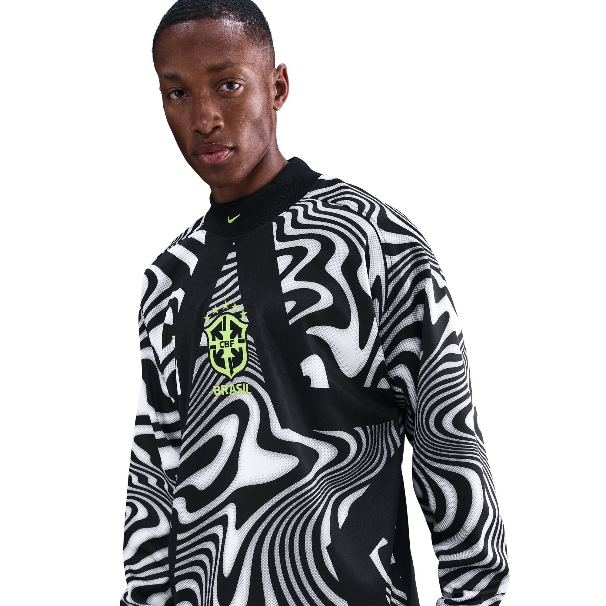 Nike Mens AU Goalkeeper Brazil Jersey