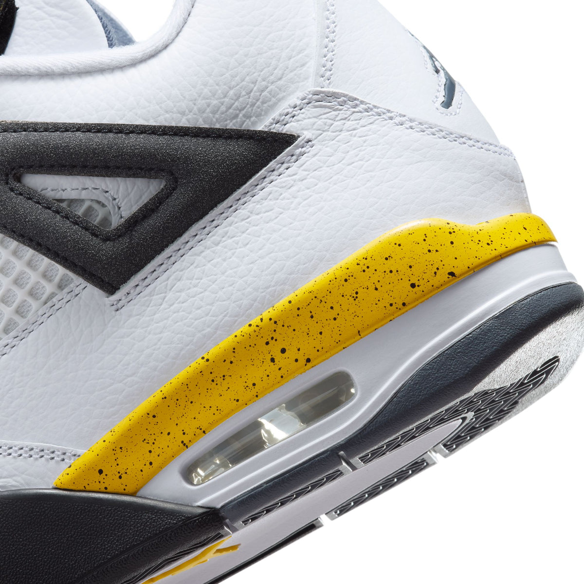 White/Tour Yellow-dark Blue Grey-black Sneakers on a white background