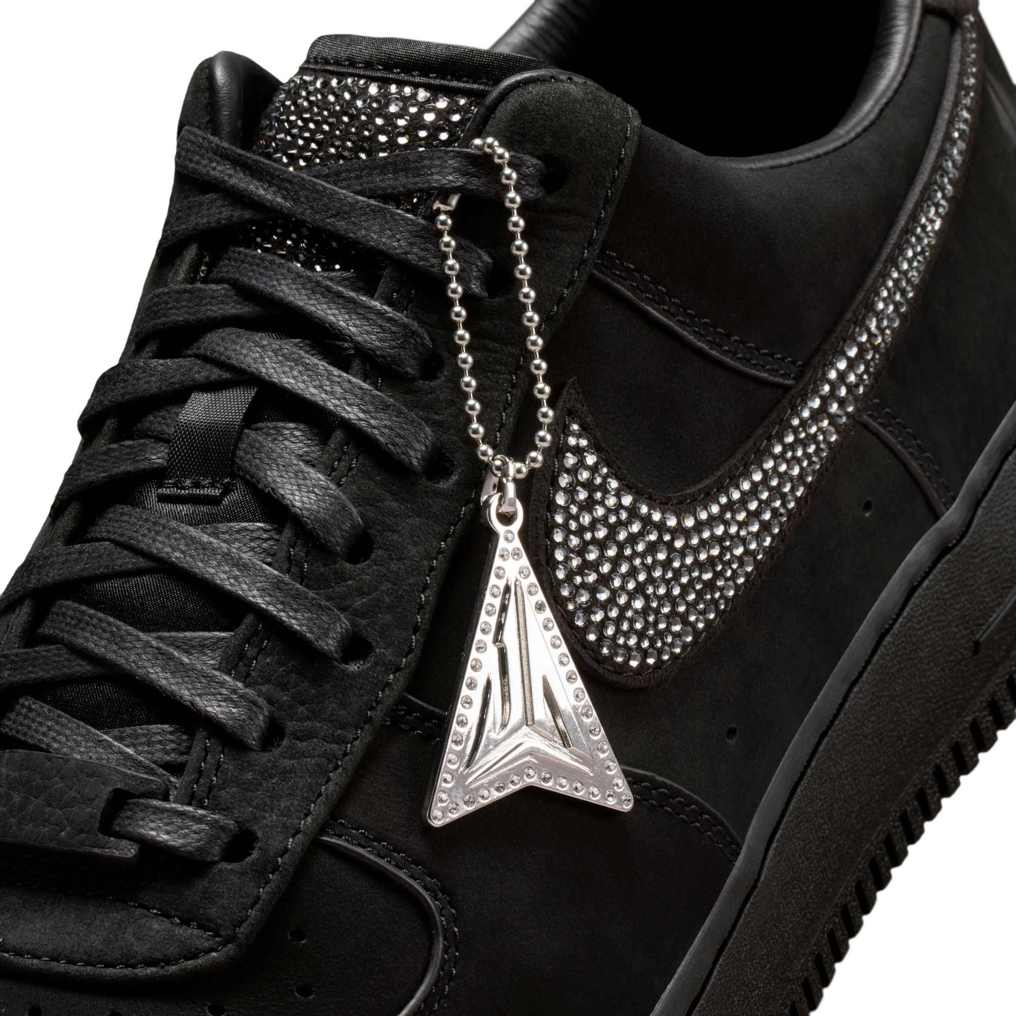Nike x Ja Morant x Swarovski Crystal Mens Air Force 1 Low Shoes