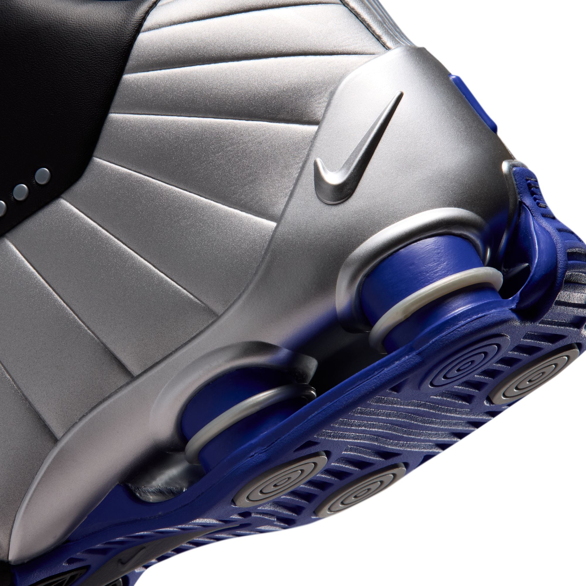 Black/metallic Silver-lapis Sneakers on a white background