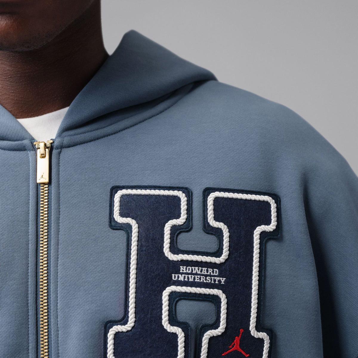 Air Jordan Flight x Howard University Mens Fleece Full-Zip Hoodie