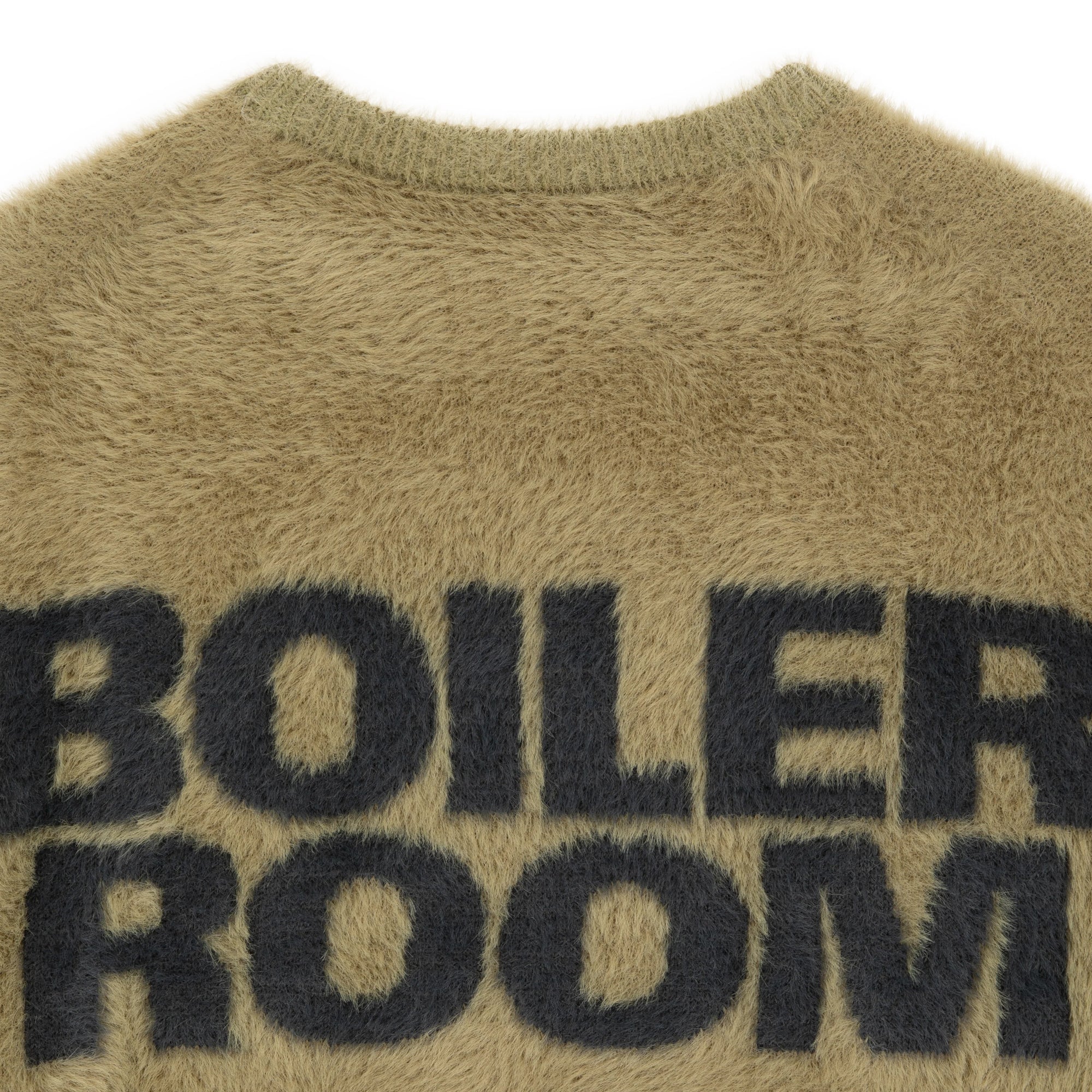 Boiler Room Mens Shaggy Knitwear