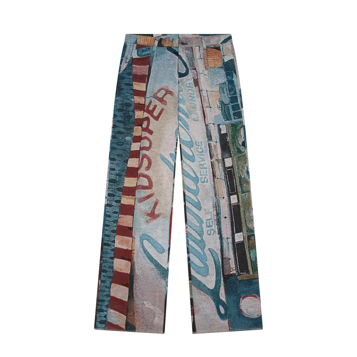 KidSuper Mens Sunday Mornings Jaquarded Suit Bottom