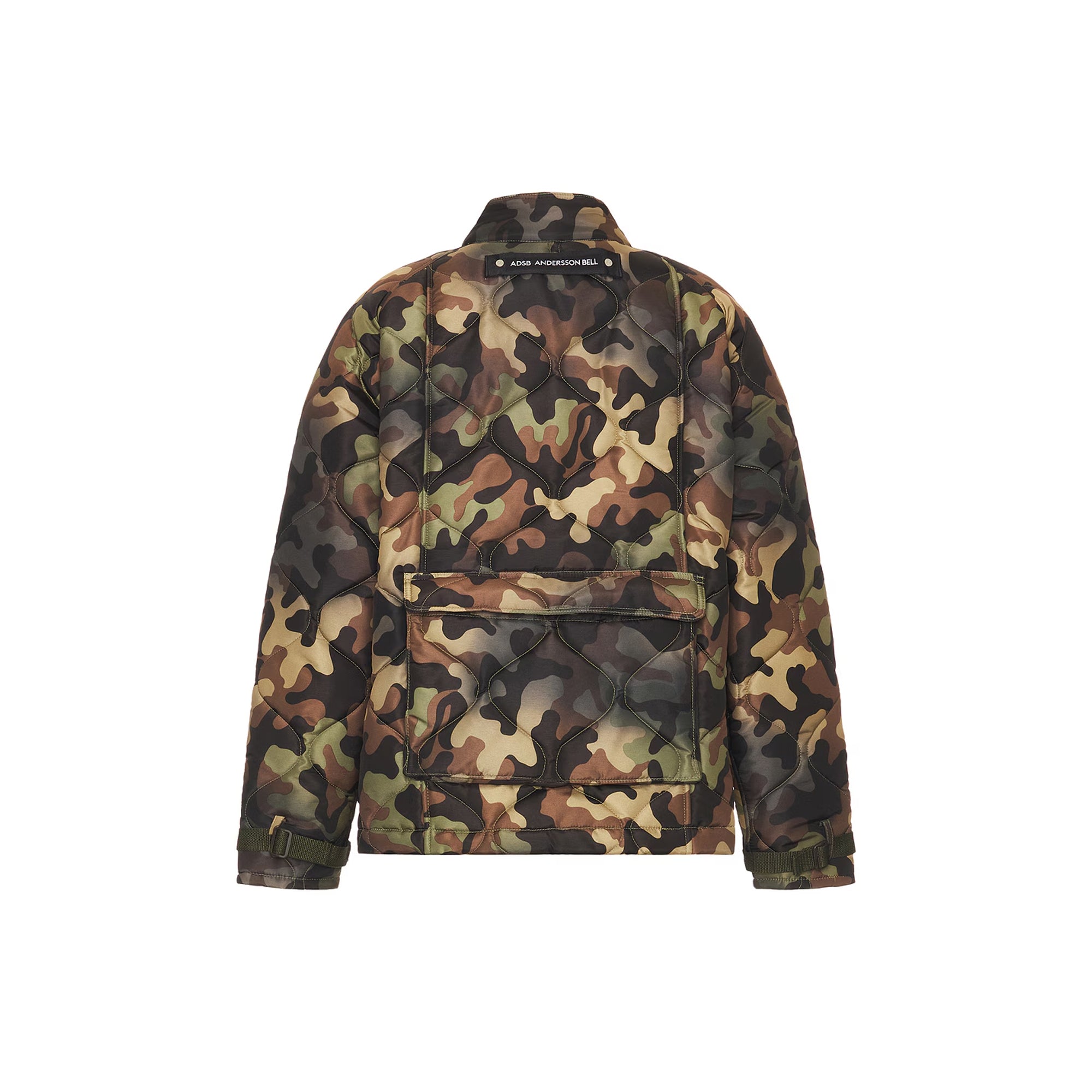 Andersson Bell Mens Multi Pocket Camouflage Quilted Jumper Jacket