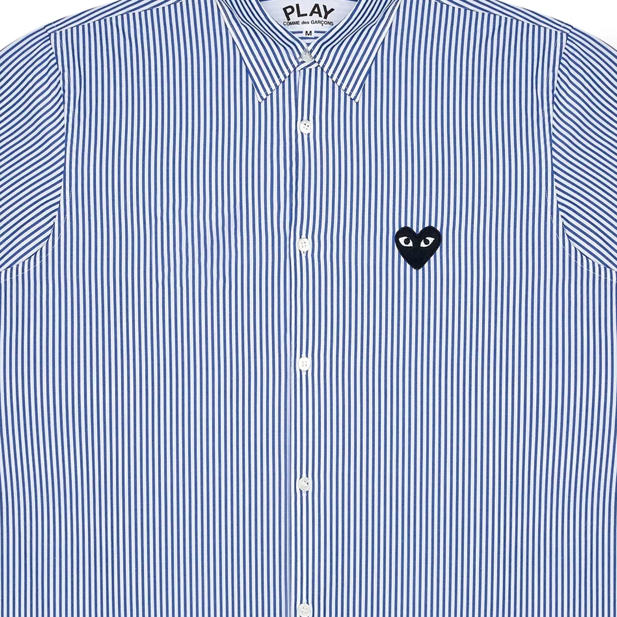 Comme des Garcons PLAY Mens Black Emblem Shirt