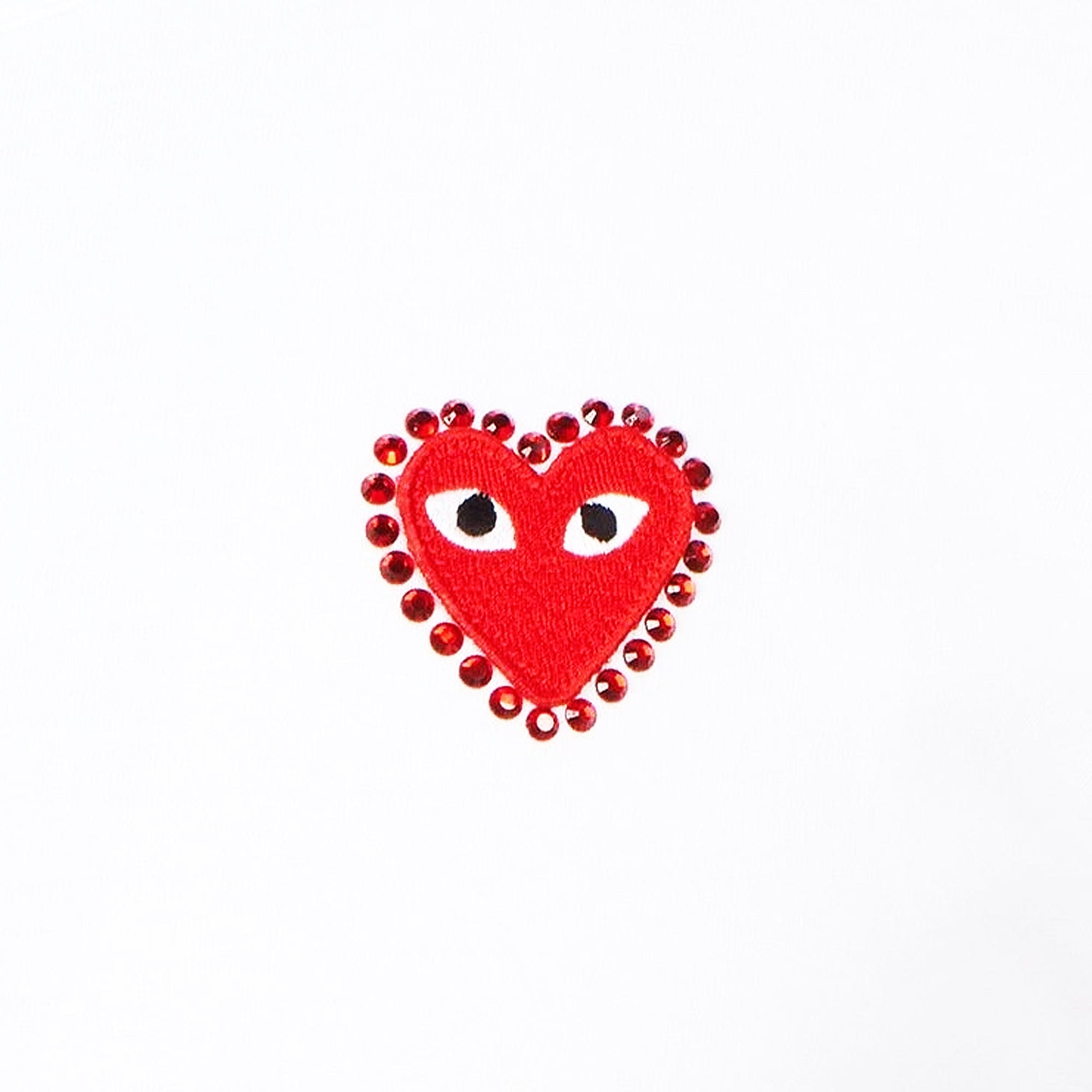 Comme des Garcons PLAY Rhinestone Heart Tee – Extra Butter