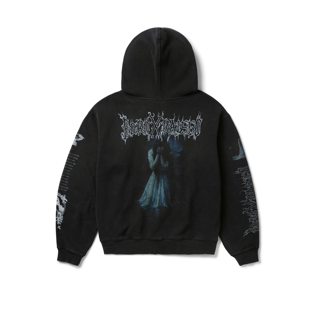 Born X Raised Mens LLorona Zip Up Hoodie