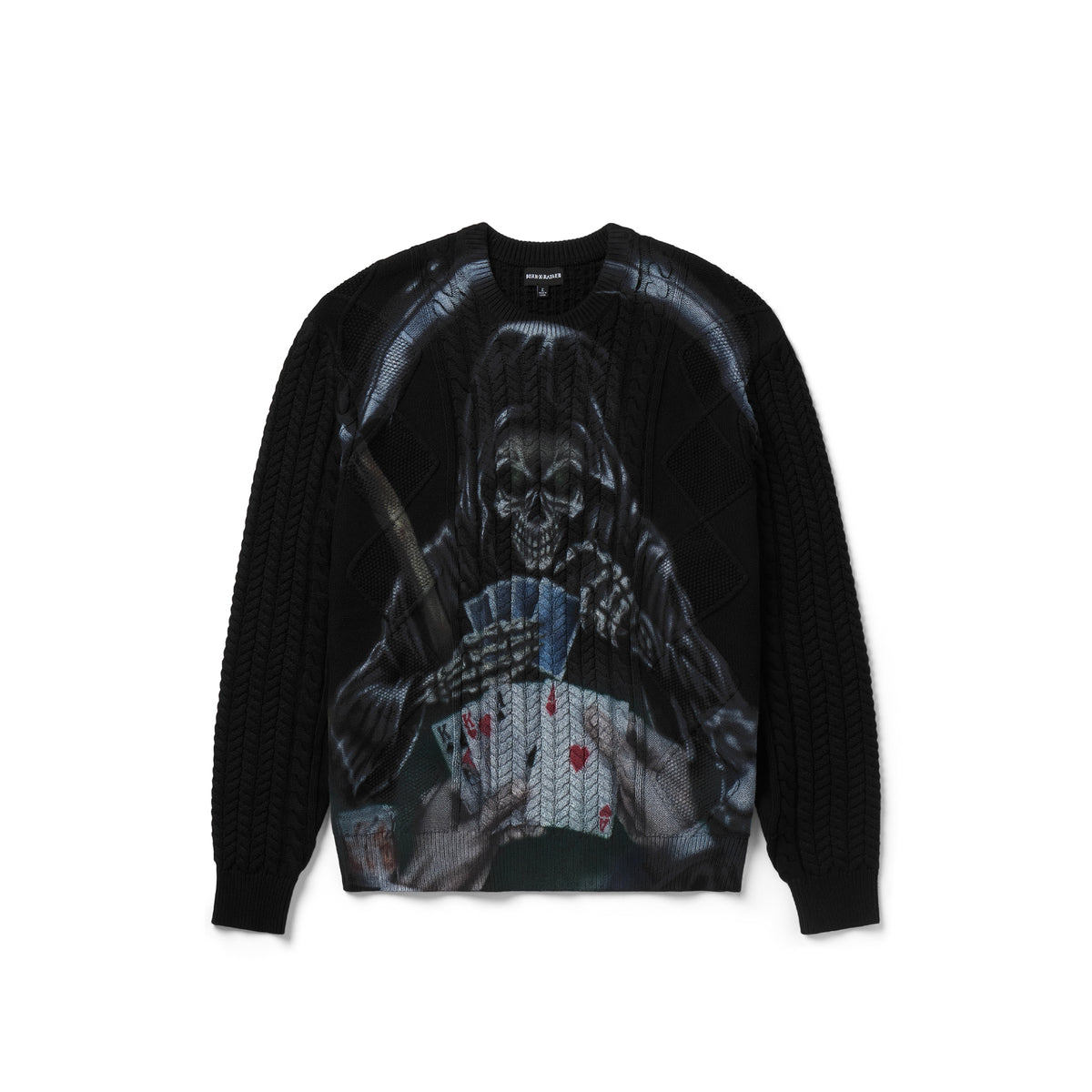 Born X Raised Mens Two Pair Cable Knit Sweater