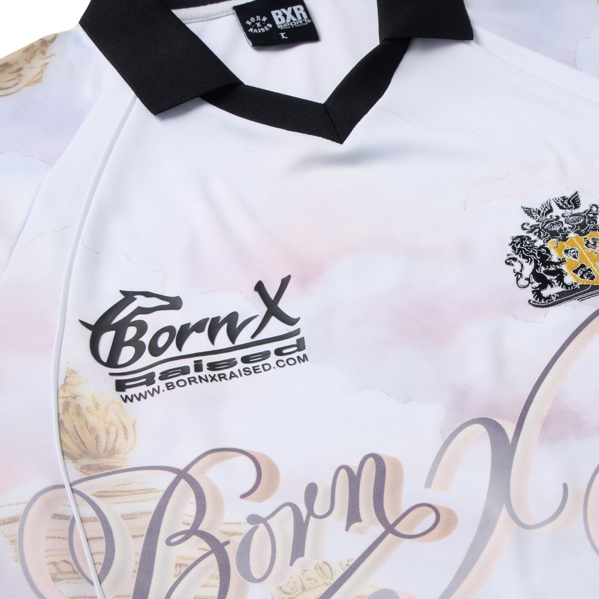 Born X Raised Mens Heaven Soccer Jersey