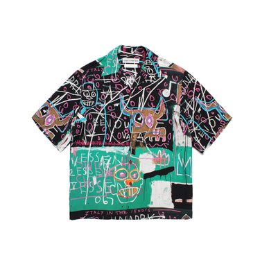 Wacko Maria Mens Jean-Michel Basquiat Hawaiian Shirt (Type-5)