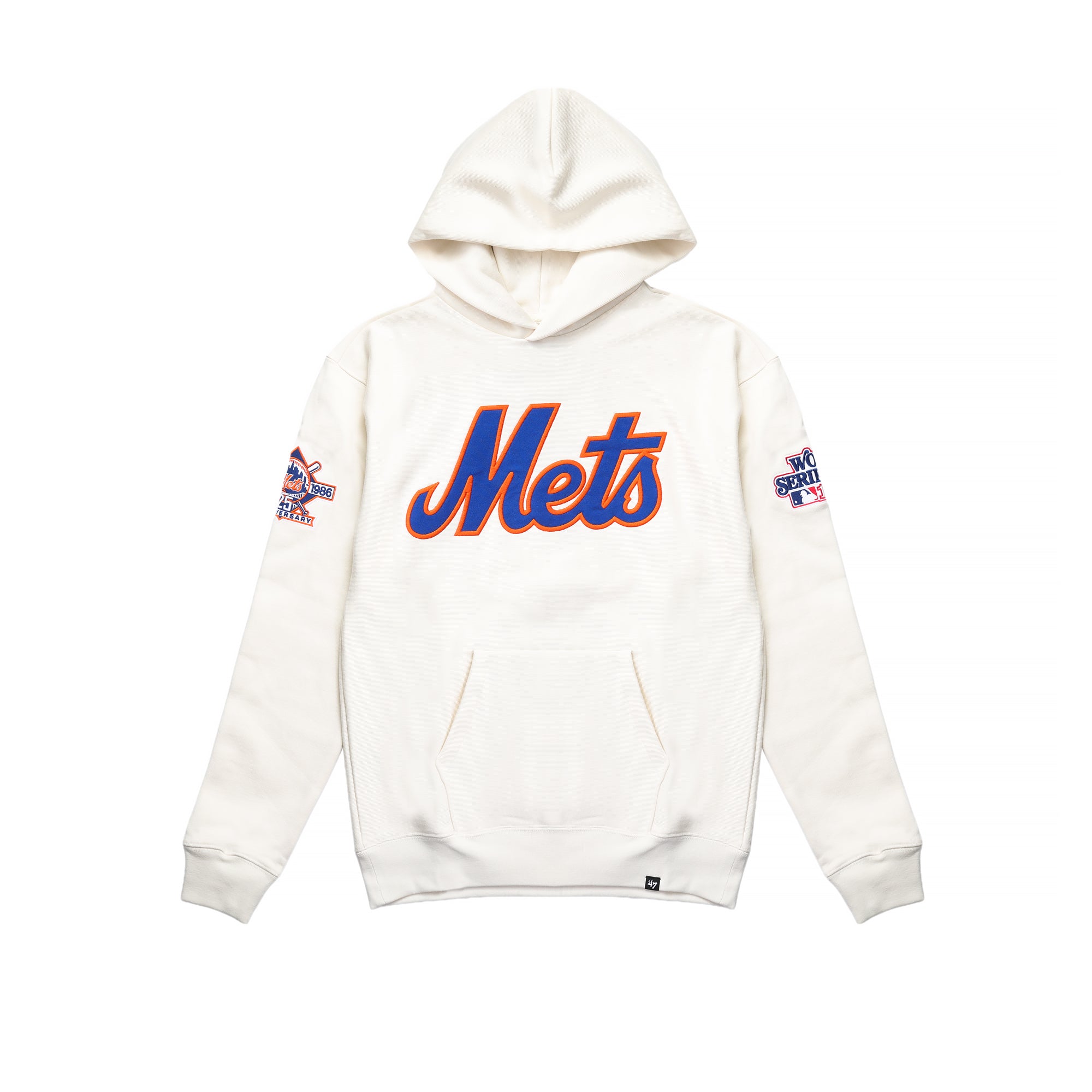 47 New York Mets Mens Coop World Series Four Peat Foundation Hoodie card image