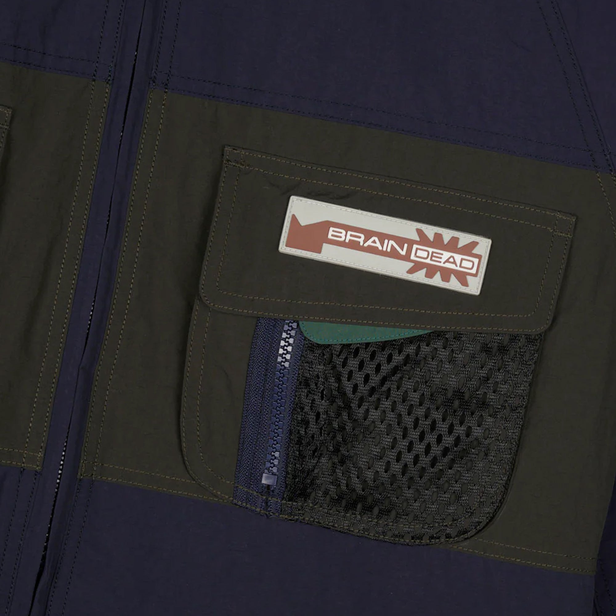 Brain Dead Mens Paneled Snow Jacket