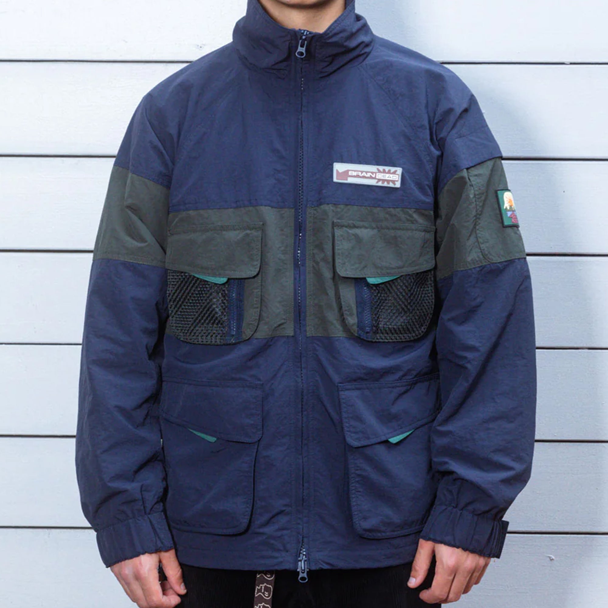 Brain Dead Mens Paneled Snow Jacket