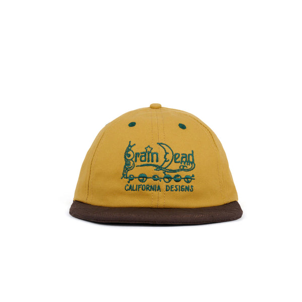 BRAIN DEAD ハット 緑 BRAIN DEAD/ブレインデッド Batwing Logohead Flannel Hat | BEAVER