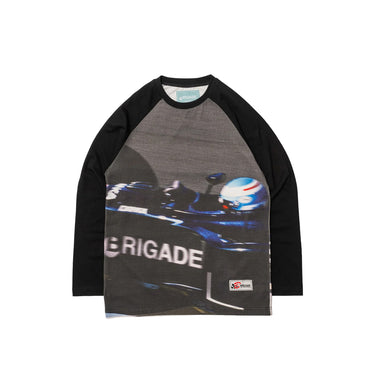 Brigade Mens Formula 1 Raglan Tee