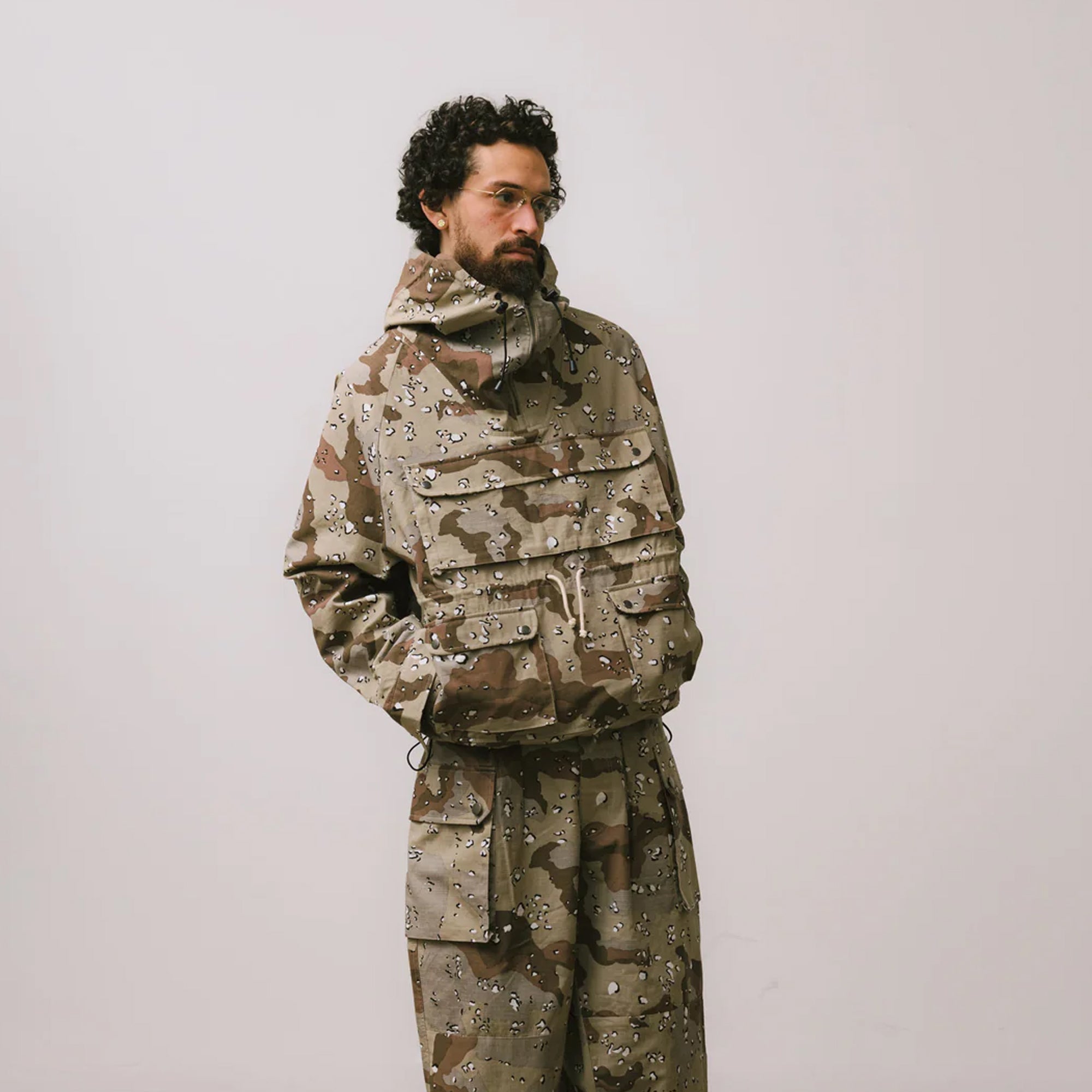 Brigade Mens Ripstop Camo Mountain Smock Jacket