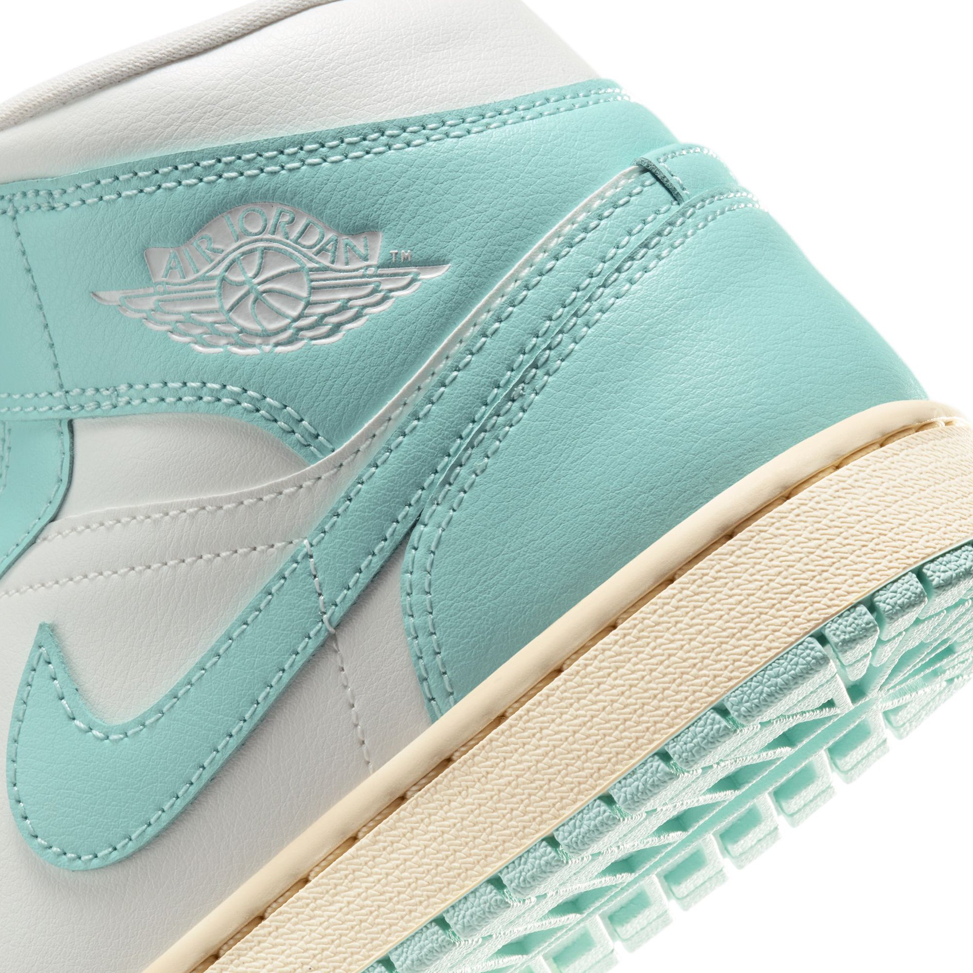 Air Jordan 1 Womens Mid "Light Dew" Shoes